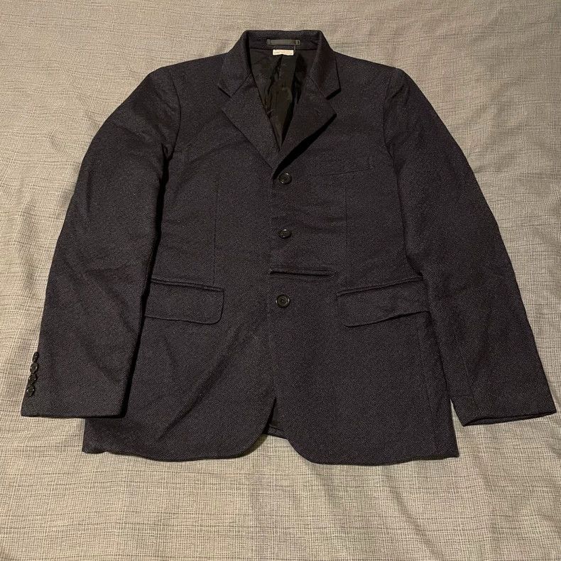 Comme Des Garcons Wool pattern suit jacket