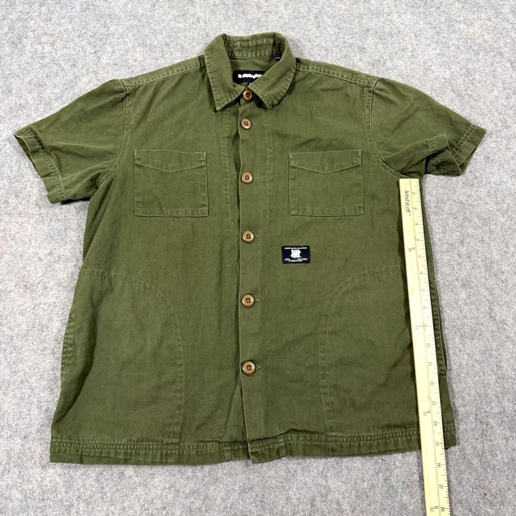 Undefeated Undefeated UNDFTD UNIT BDU Button Shirt Men's Sz Small Olive Green Size US S / EU 44-46 / 1 - 7 Thumbnail