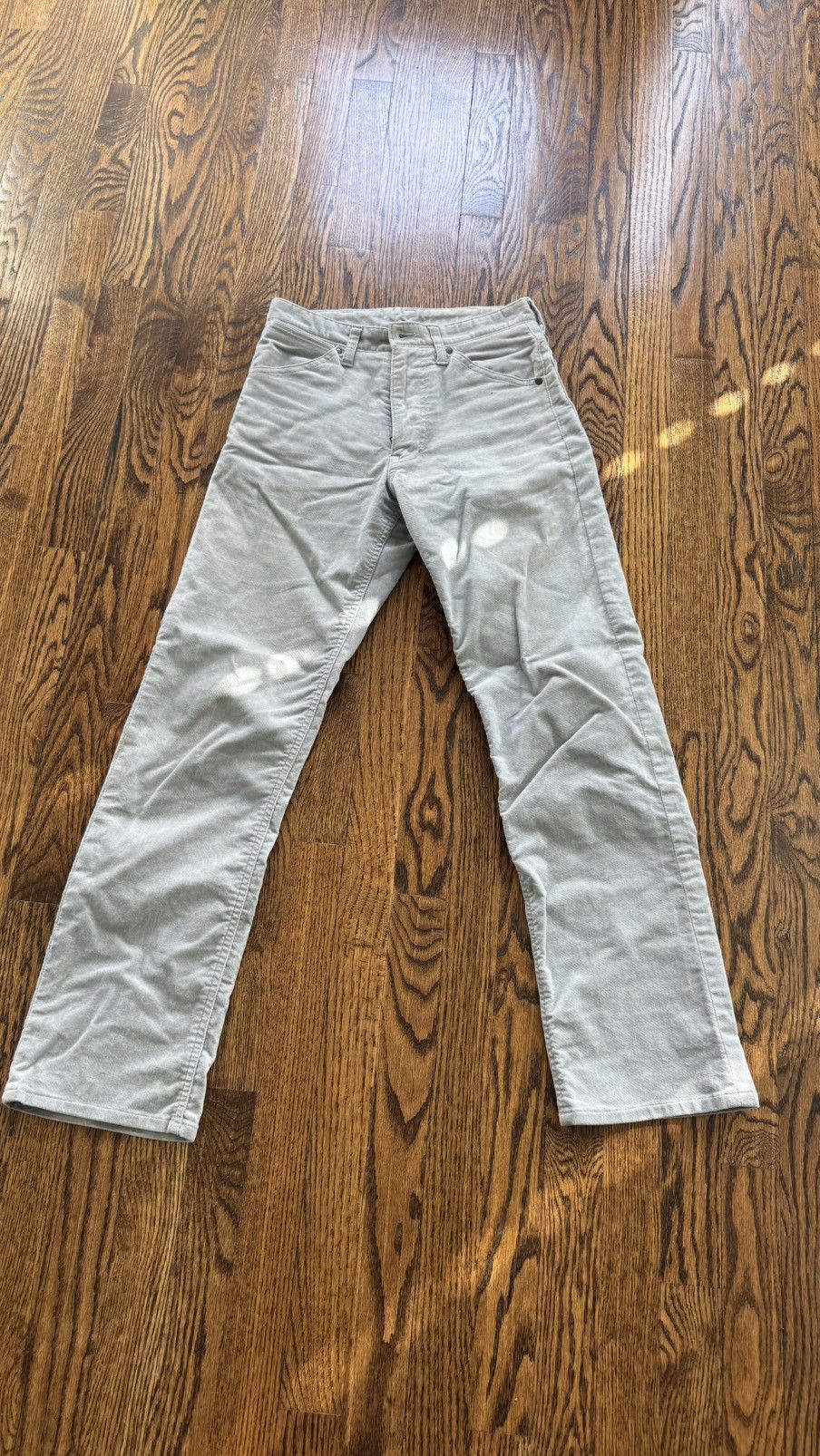 Bape Bathing ape velour leather patch denim ss00 Size US 27 - 1 Thumbnail