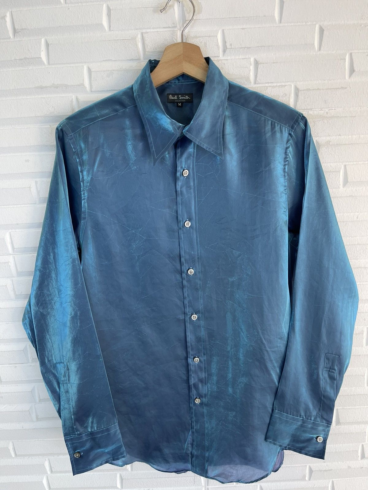 Paul Smith VINTAGE PAUL SMITH SHIRT NEON LIGHTING STAR Size US M / EU 48-50 / 2 - 2 Thumbnail