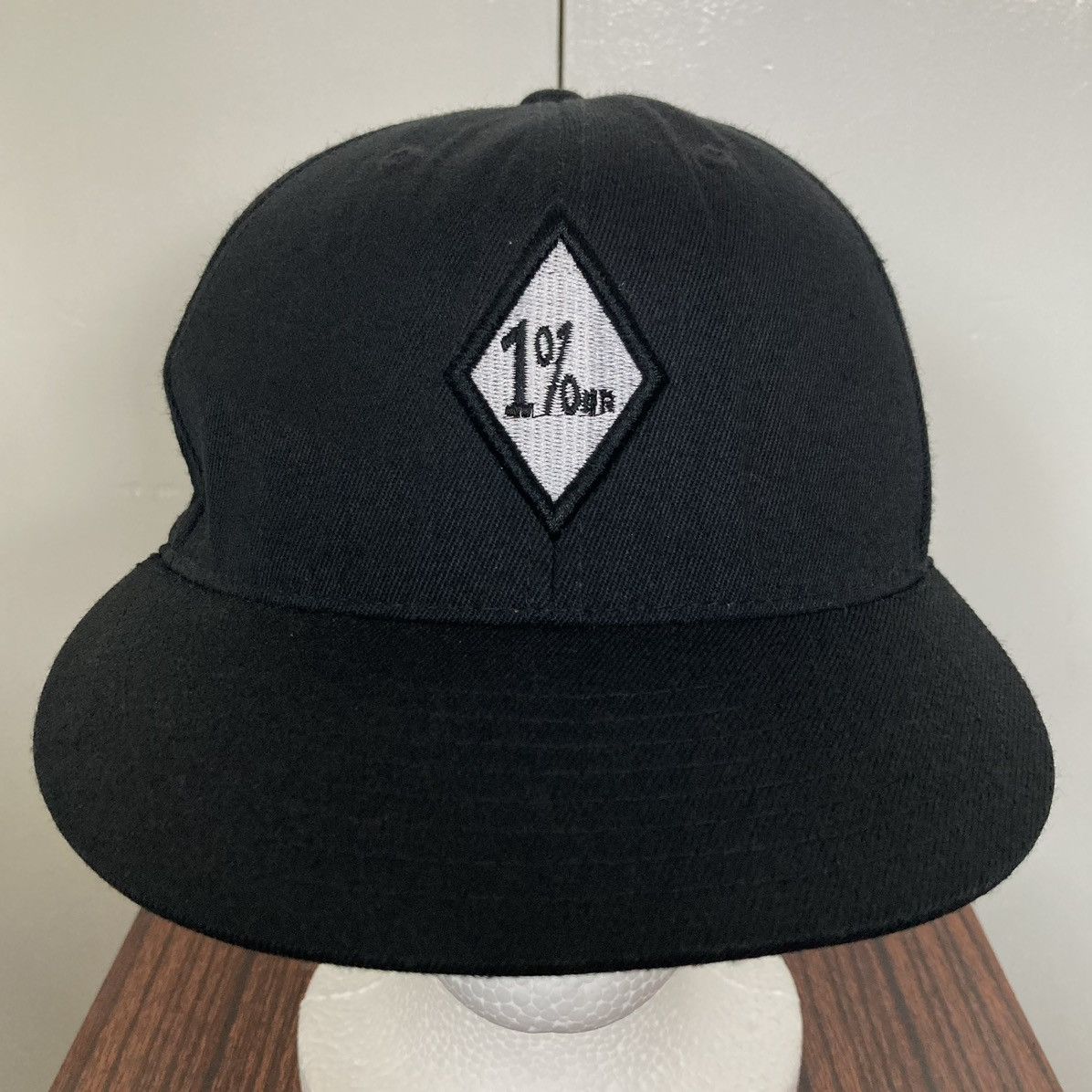 Vintage 1%ER ONE PERCENTER OUTLAW BIKER HAT CAP MOTORCYCLE CLUB MC Size ONE SIZE - 1 Thumbnail