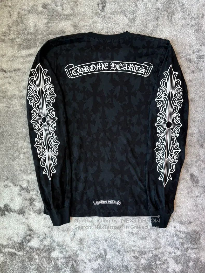 Chrome Hearts CHROME HEARTS Size S Letter dark pattern printed round neck Size US S / EU 44-46 / 1 - 2 Thumbnail