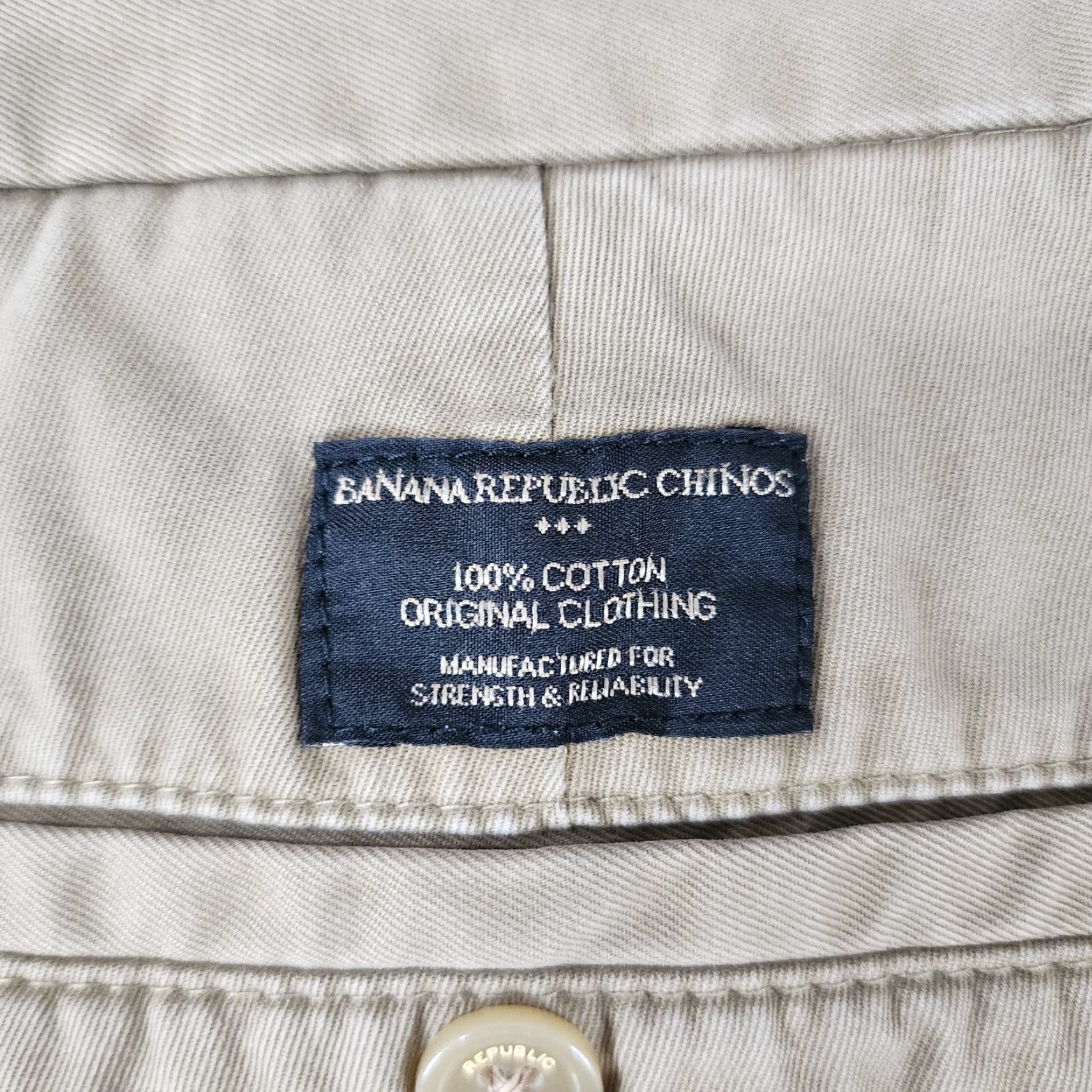 Banana Republic Banana Republic Gavin Chino Pants Mens 34x33 Brown Straight Leg Regular - Men’s Pants 34 Jeans Classic Look Size US 34 / EU 50 - 8 Thumbnail