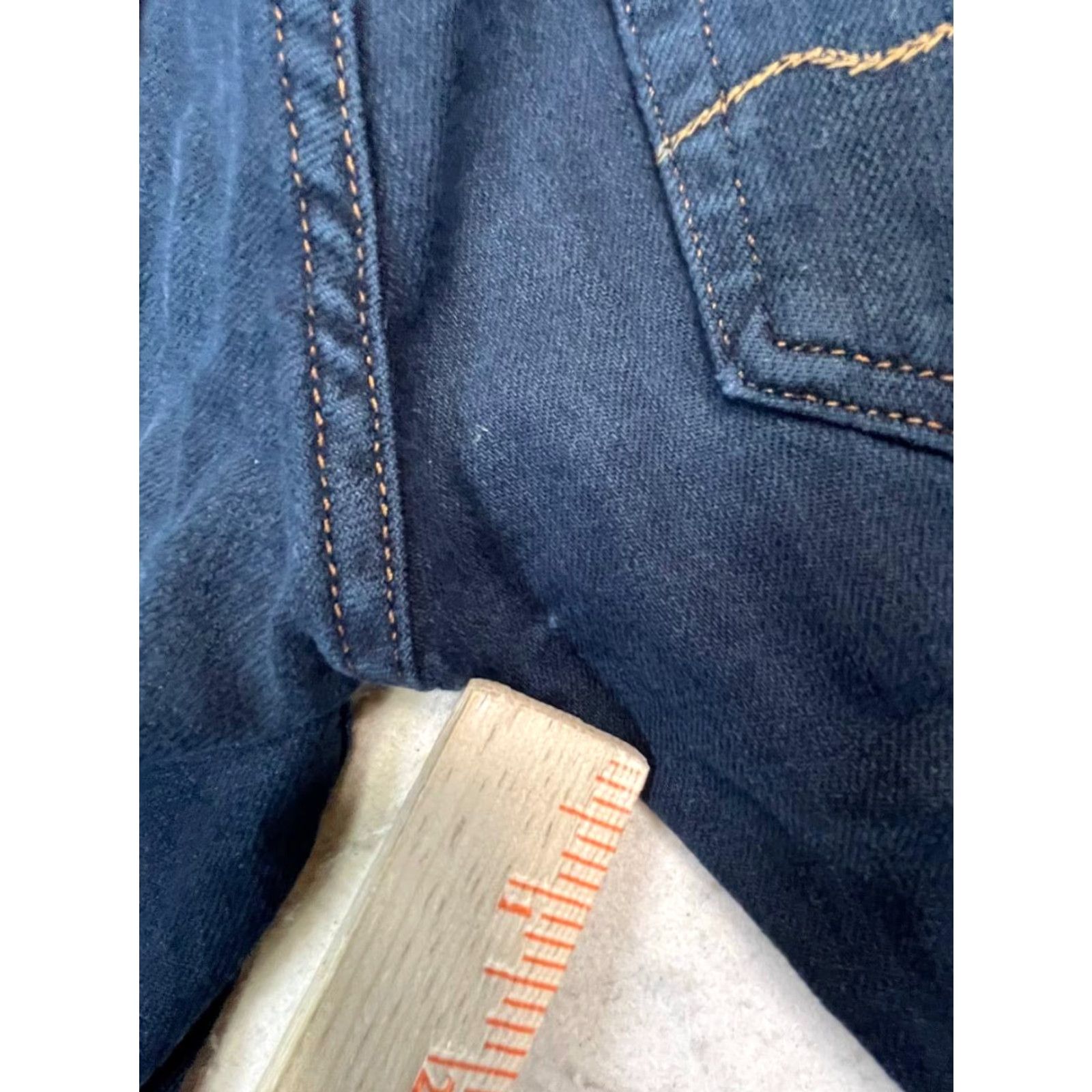 Vintage VINTAGE Red Engine Jeans Style 114 Women 28 Blue Denim Cotton Spandex 5-Pocket Zip Button USA Modern Slim Regular Union Made in USA Size 28" / US 6 / IT 42 - 7 Thumbnail