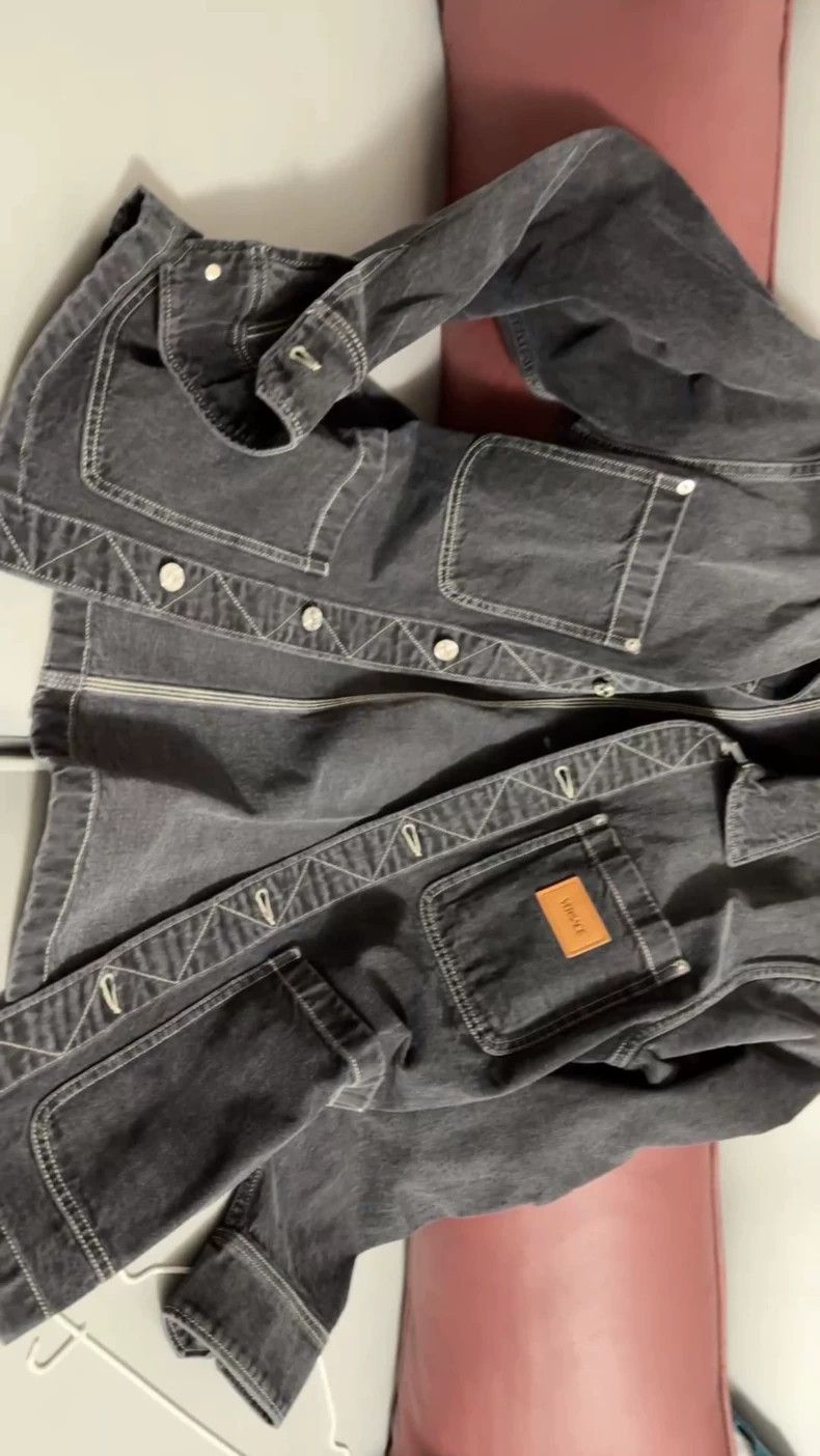 Versace Versace Main line denim jacket Size US XXL / EU 58 / 5 - 1 Thumbnail