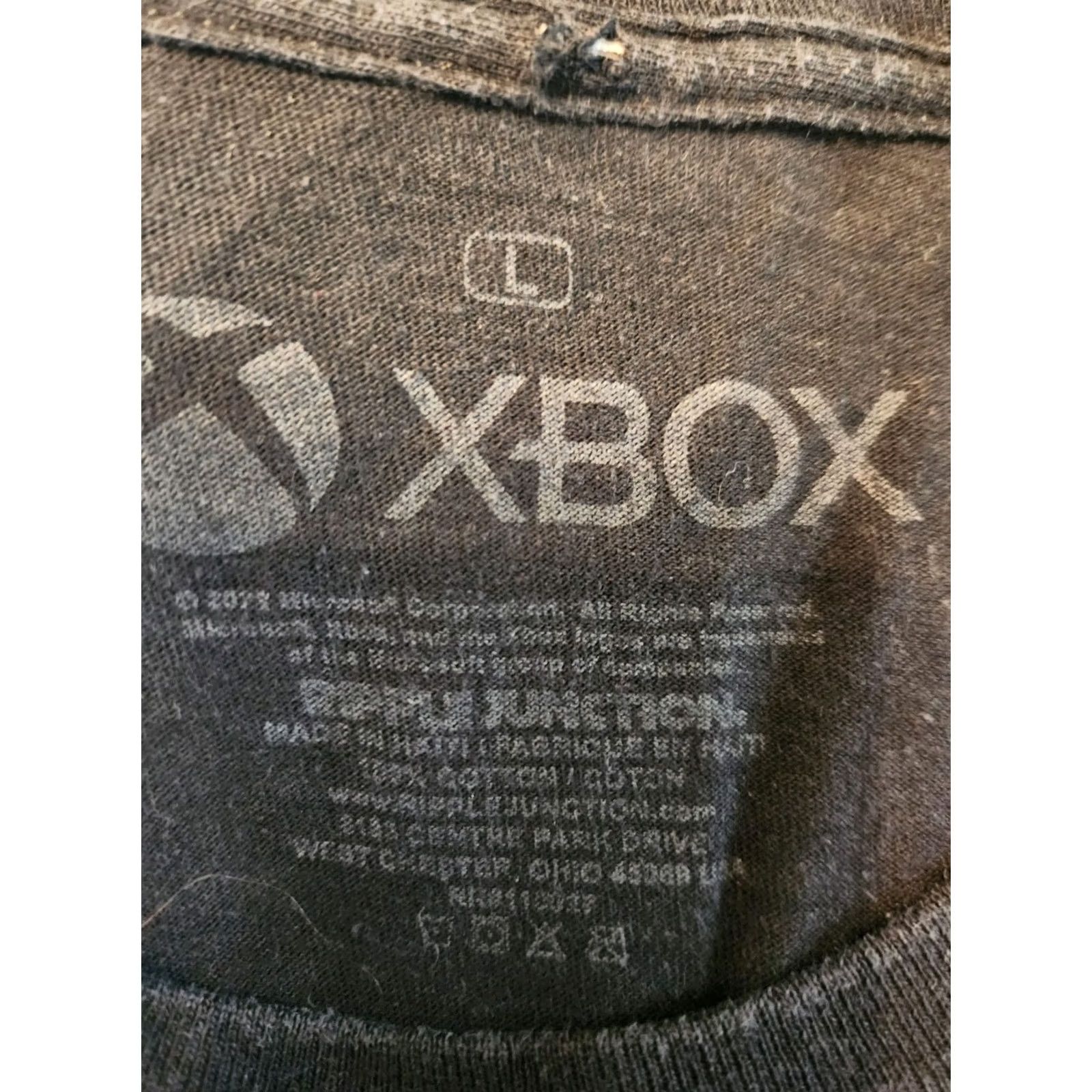 Ripple Junction Xbox Licensed Video Game Console Logo Short Sleeve T-Shirt Adult Large Black Ripple Junction Mens Regular 100% Cotton Retro Logo Tee Size US L / EU 52-54 / 3 - 2 Thumbnail