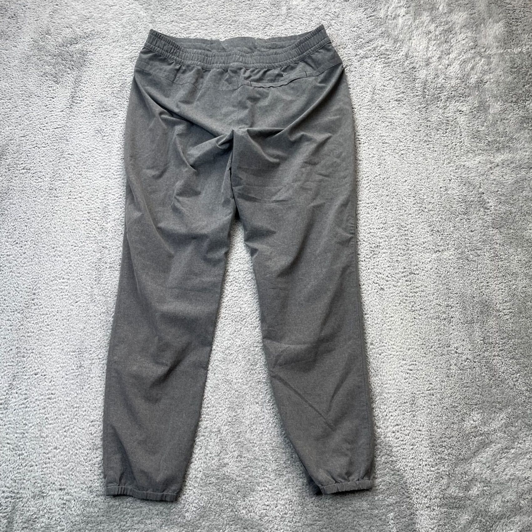 Eddie Bauer Eddie Bauer Womens Medium Gray Jogger Pants Stretch Tapered Leg Logo Drawstring Size 32" / US 10 / IT 46 - 2 Thumbnail
