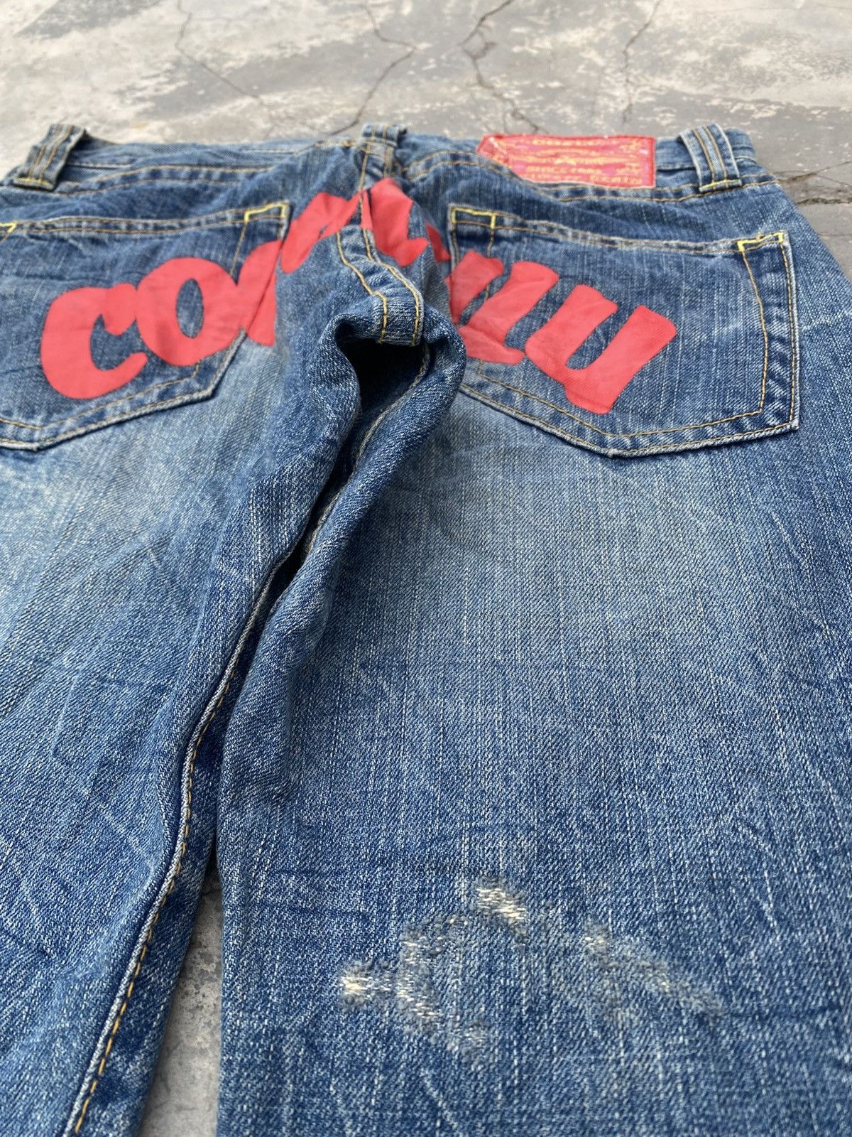 Japanese Brand CO & LU Whisker Jeans Size US 30 / EU 46 - 7 Thumbnail