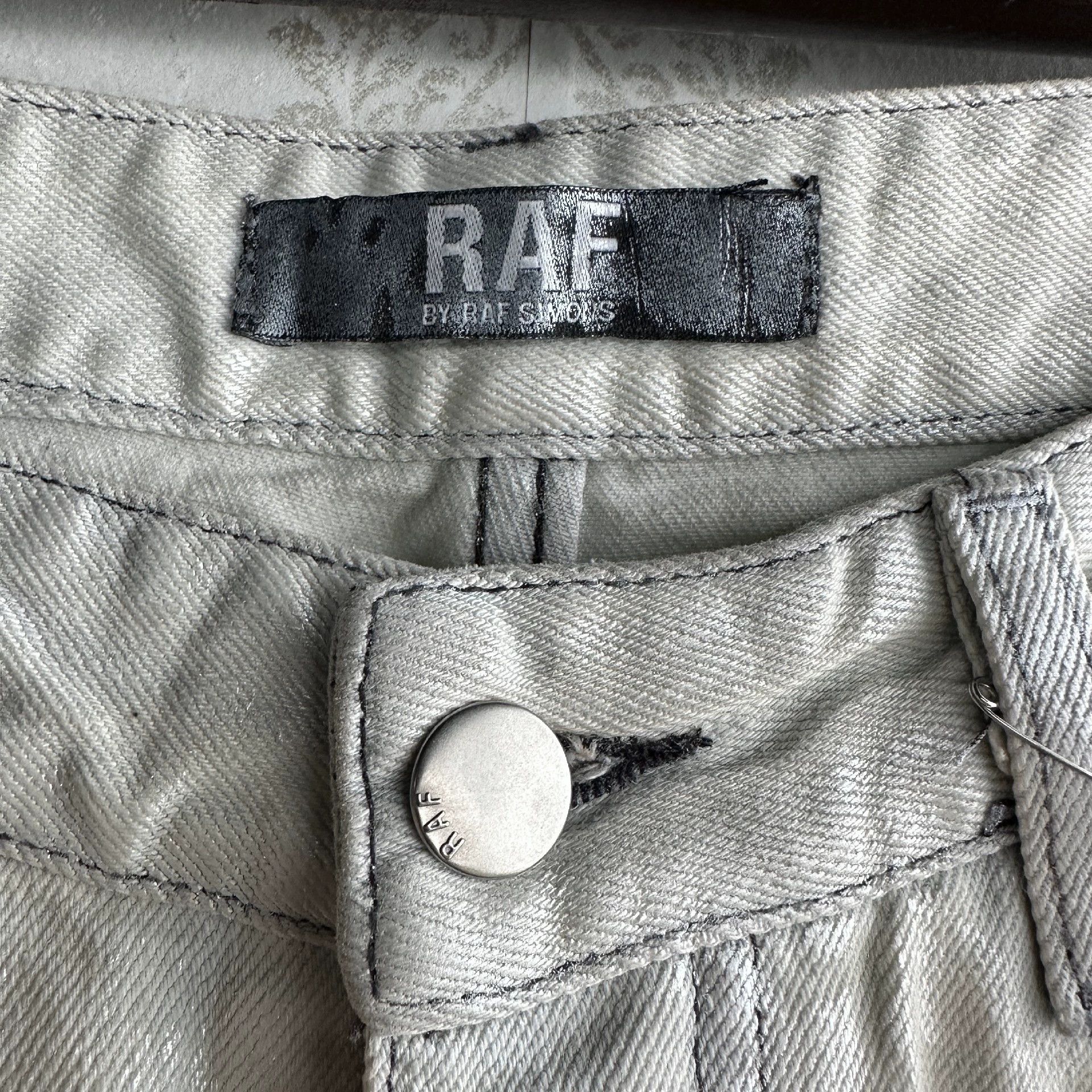 Raf by Raf Simons Raf by Raf Simons 2007ss brushed-leather jeans Size US 30 / EU 46 - 5 Thumbnail