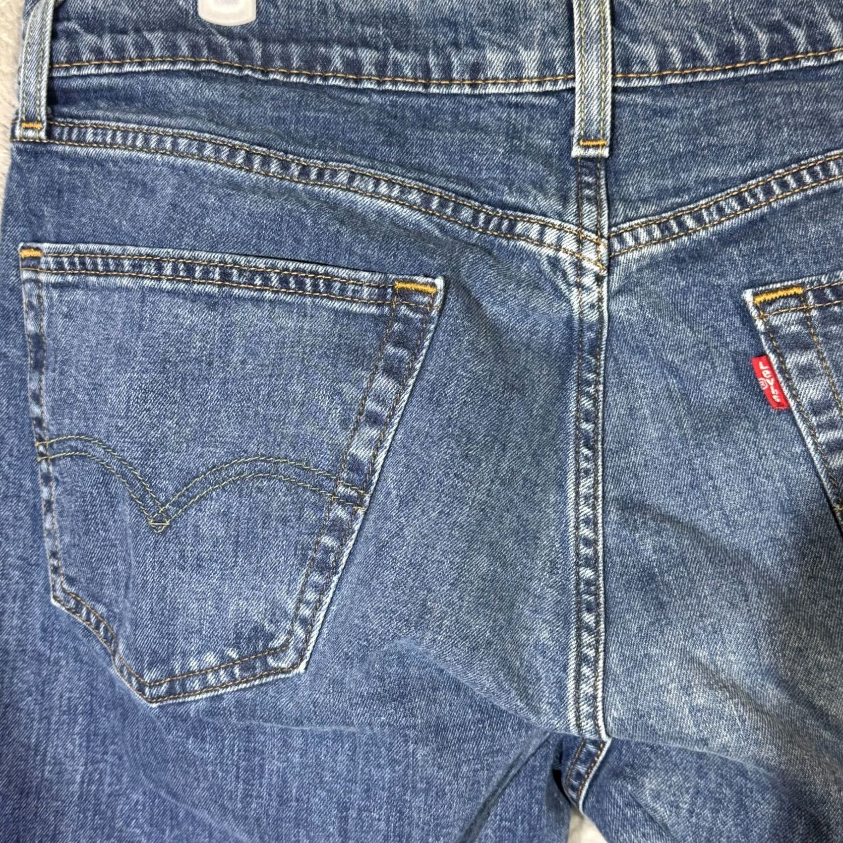 Levi's Levi’s 505 Jeans Men 34x30 Regular Fit Mid Rise Straight Blue Denim Classic Size US 34 / EU 50 - 6 Thumbnail