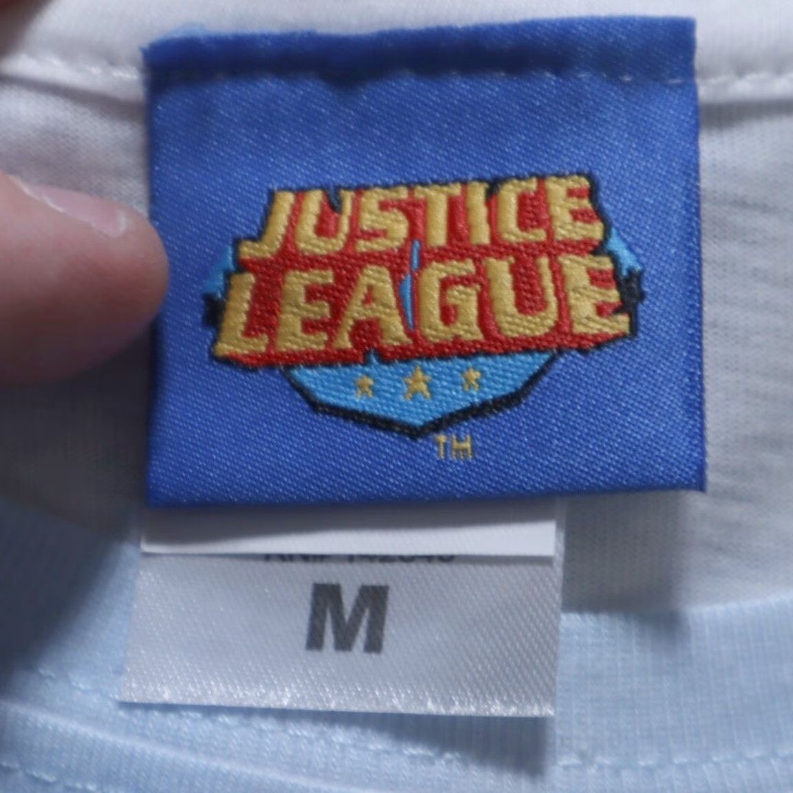 Vintage Justice League All Over Front Solid T-Shirt White Men's M Size US M / EU 48-50 / 2 - 5 Thumbnail