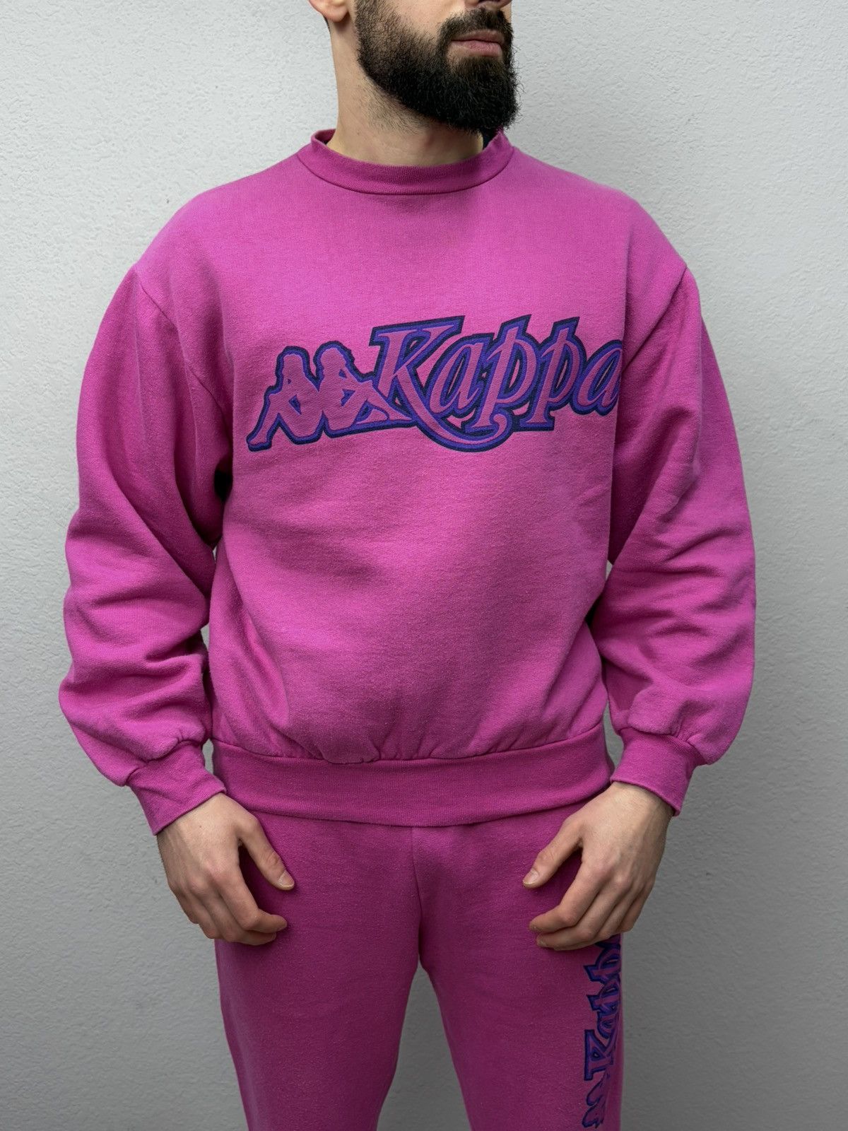 Kappa Vintage Kappa Pink Suit Jacket Pants Set Y2K Drill 90s Size US M / EU 48-50 / 2 - 17 Thumbnail
