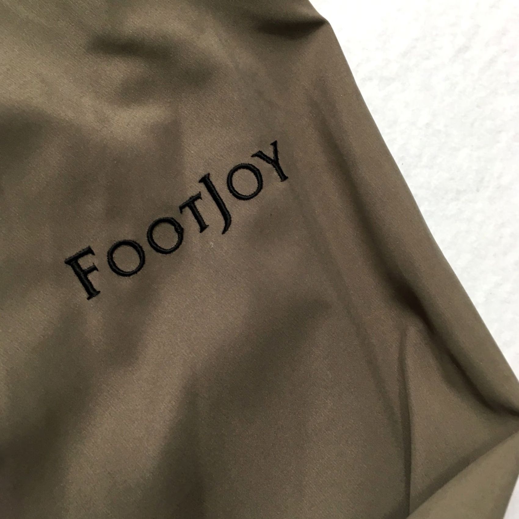 Footjoy FootJoy Reversible Jacket Golf Windbreaker ZIP Beige Green L Men's XL Beige Reversible Pockets Logo 1/2 Zip Shell Polyester Sports Golf Jacket Mens XL Size US L / EU 52-54 / 3 - 4 Thumbnail