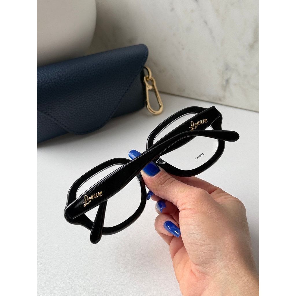 Loewe NEW Loewe LW50075I Curvy Black Eyeglasses Frames Size ONE SIZE - 3 Thumbnail