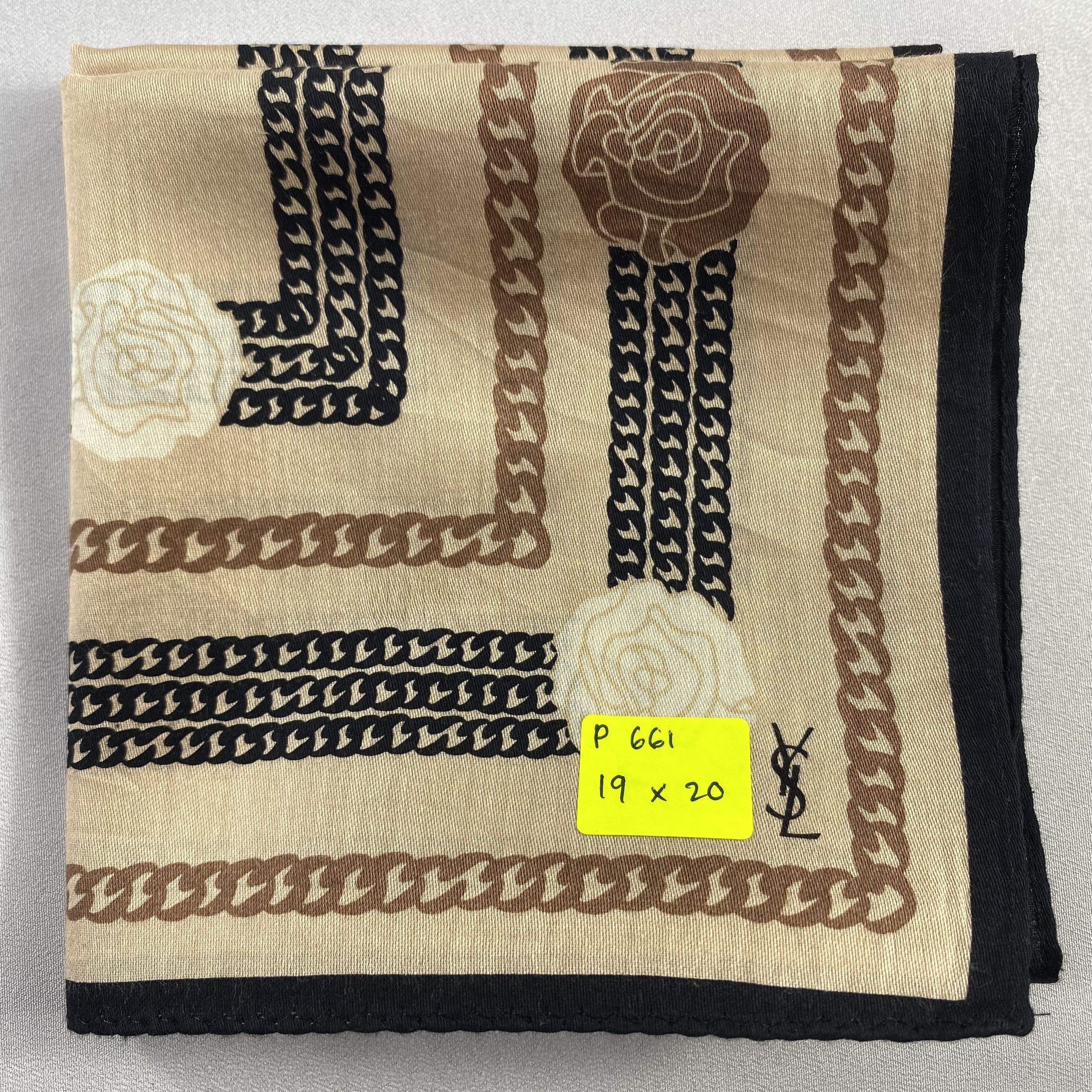 Vintage Yves Saint Laurent Neckerchief / Handkerchief-P661 Size ONE SIZE - 5 Thumbnail