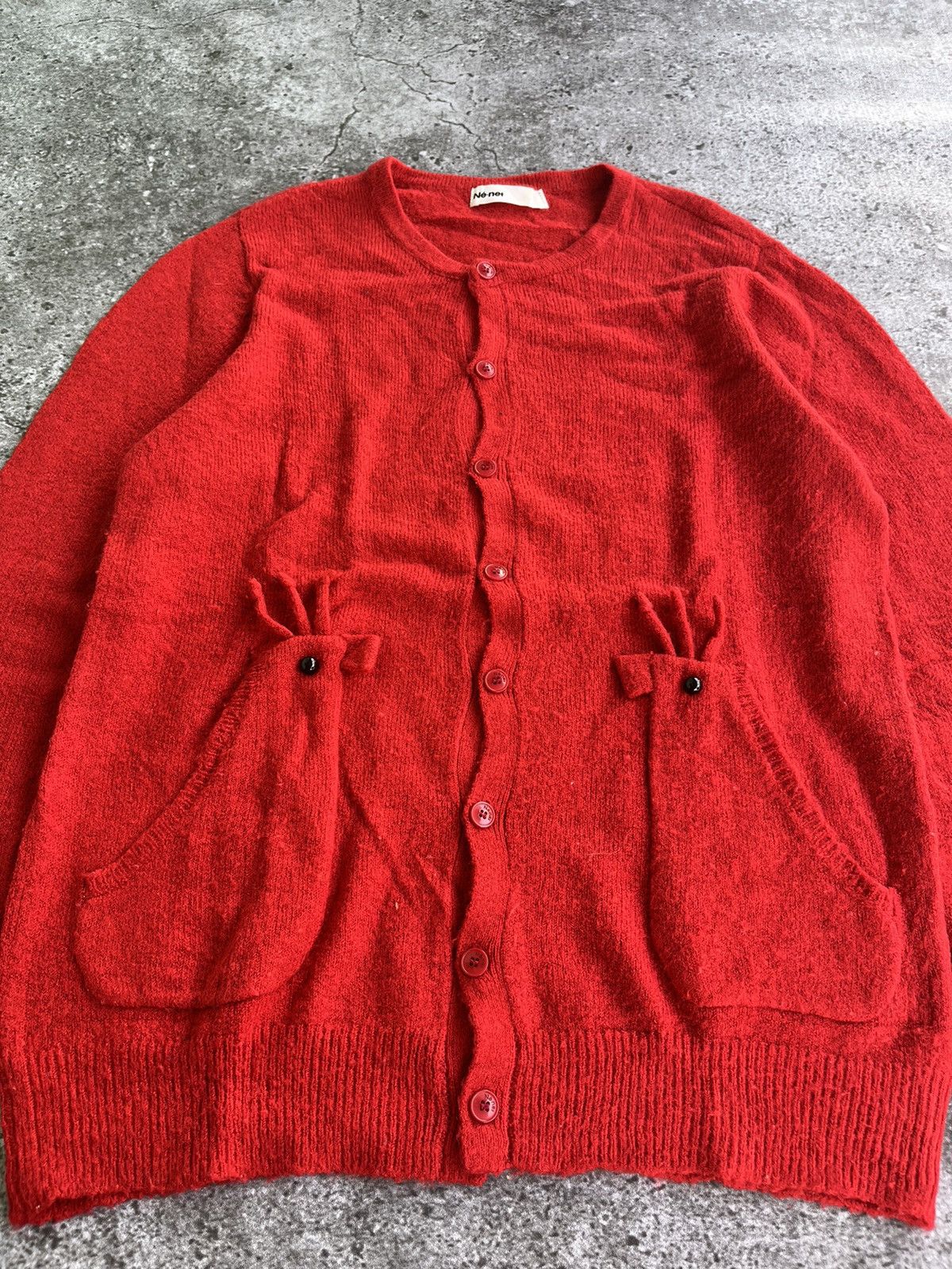 Ne-Net Ne-net By Issey Miyake Button Knit Chiken Size US M / EU 48-50 / 2 - 3 Thumbnail