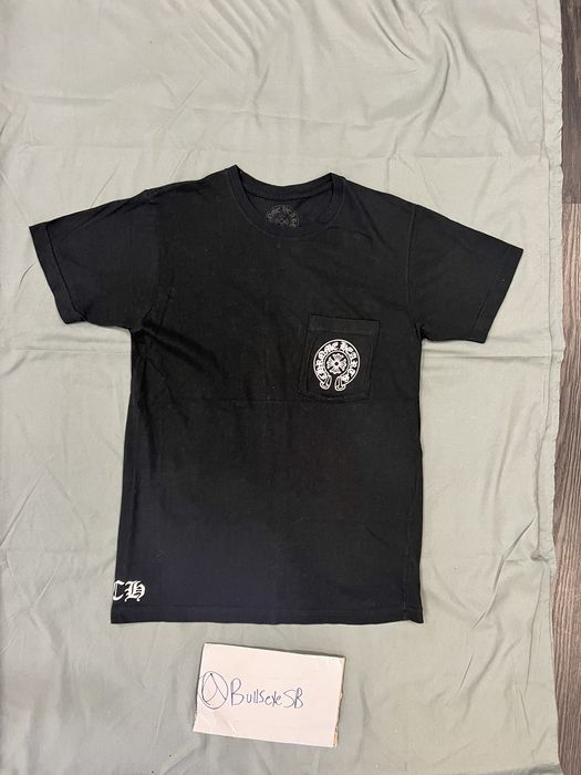 Chrome Hearts Chrome Hearts Hong Kong Horseshoe Black T-Shirt | Grailed