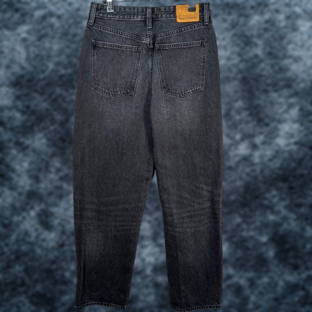 Vintage Denim Forum Jeans Womens Size 28 High Rise Curve 5-Pocket Straight Black Denim Cotton Size 28" / US 6 / IT 42 - 1 Thumbnail