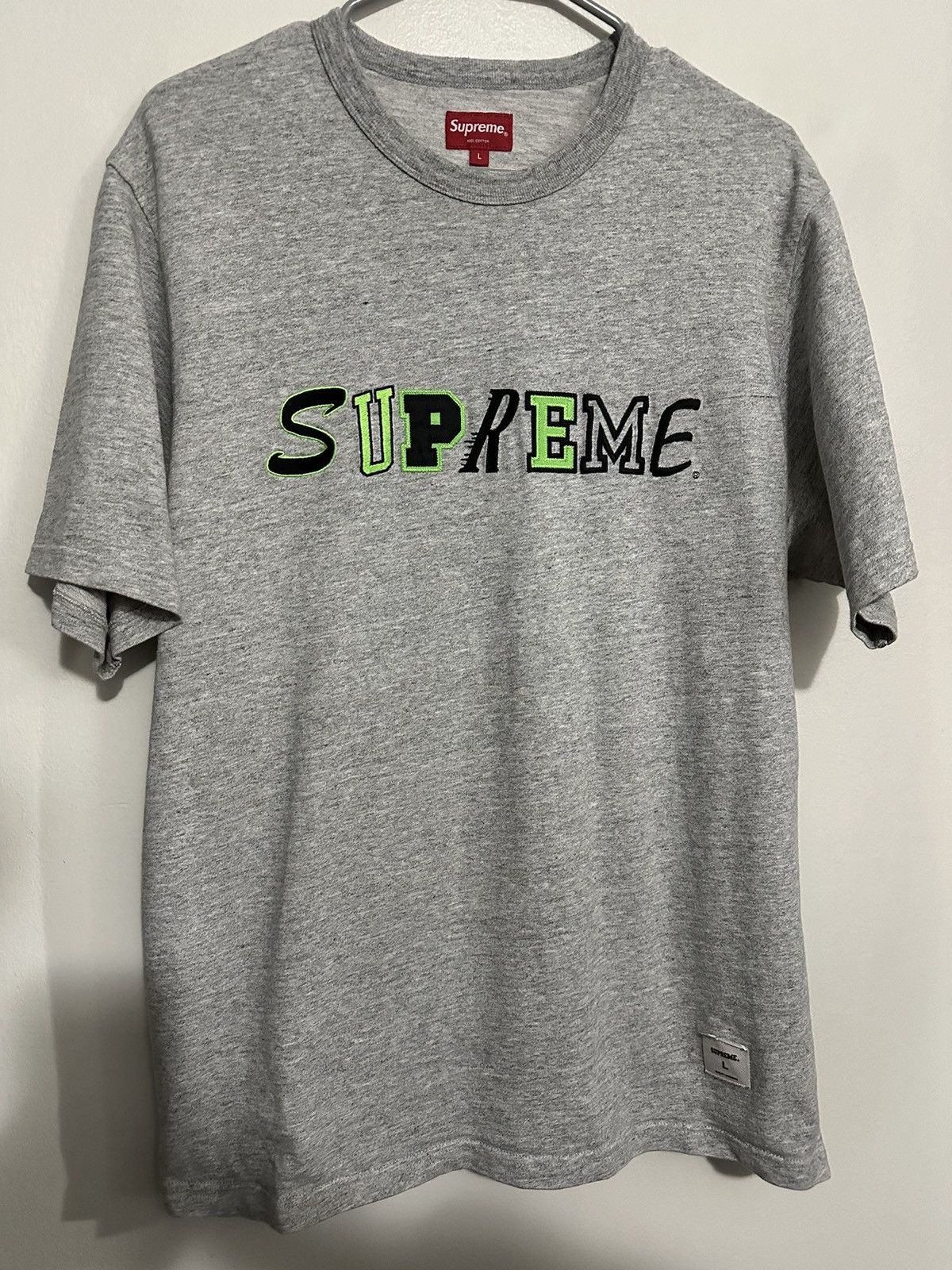 Supreme Supreme Collage Logo S/S Top Tee Size US L / EU 52-54 / 3 - 1 Thumbnail