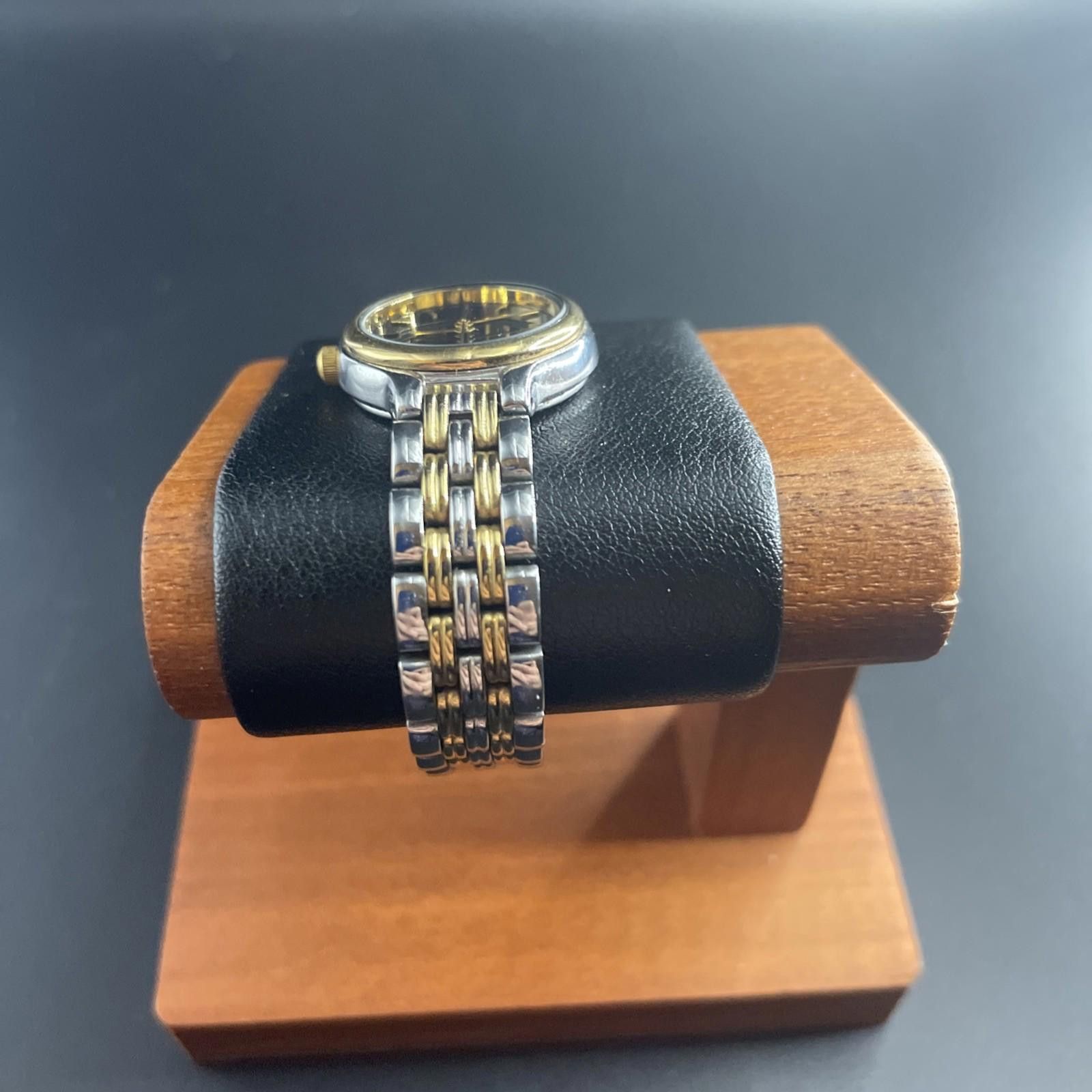 Seiko Seiko 7N82-0228 Day Silver Tone Gold Accents New Battery Size ONE SIZE - 4 Thumbnail
