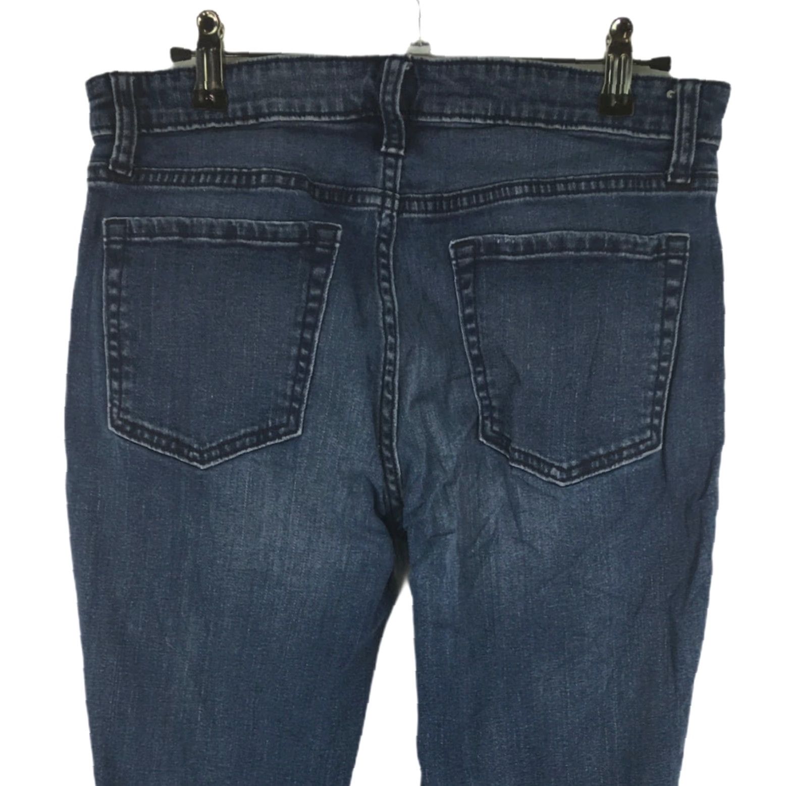 Gap Gap Denim Jeans Skinny Mid Rise Blue 8/29S 28x29 Gap 1969 Women Casual Solid Denim Blue Jeans Size 8/29S 28x29 Size 30" / US 8 / IT 44 - 4 Thumbnail