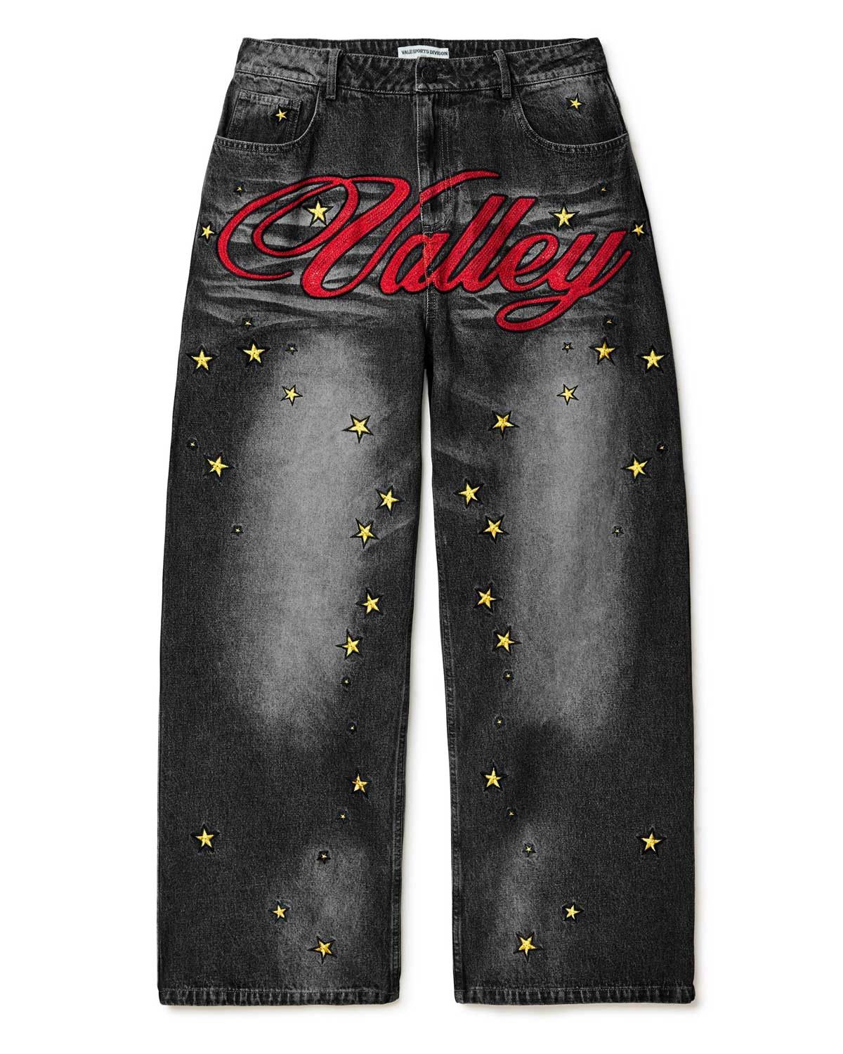 Vale Forever Cosmo Denim Pants Black Size US 36 / EU 52 - 1 Thumbnail