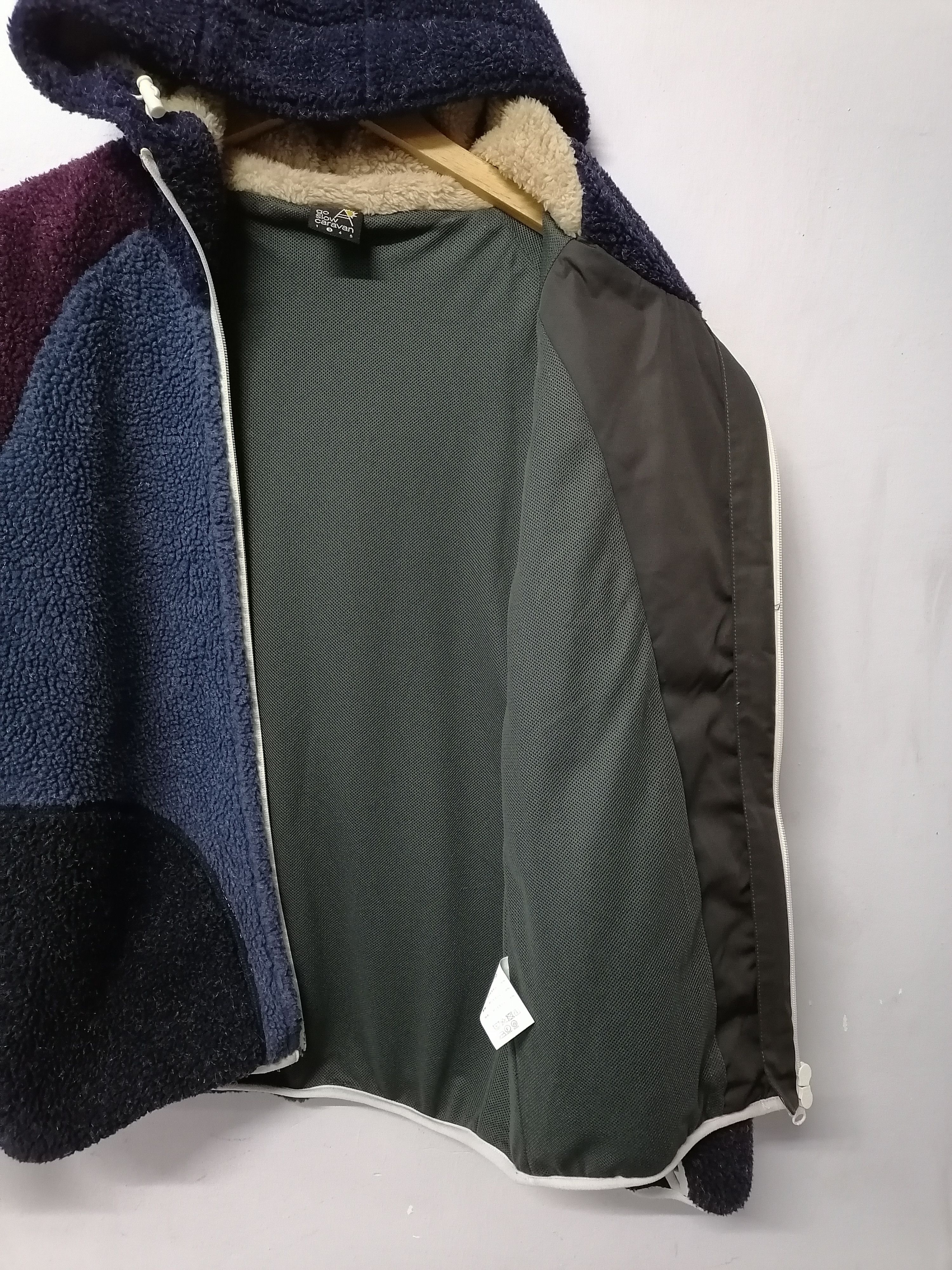 Vintage × go slow caravan Go Slow Caravan Sherpa Multicolour Hoodies Size US S / EU 44-46 / 1 - 6 Thumbnail