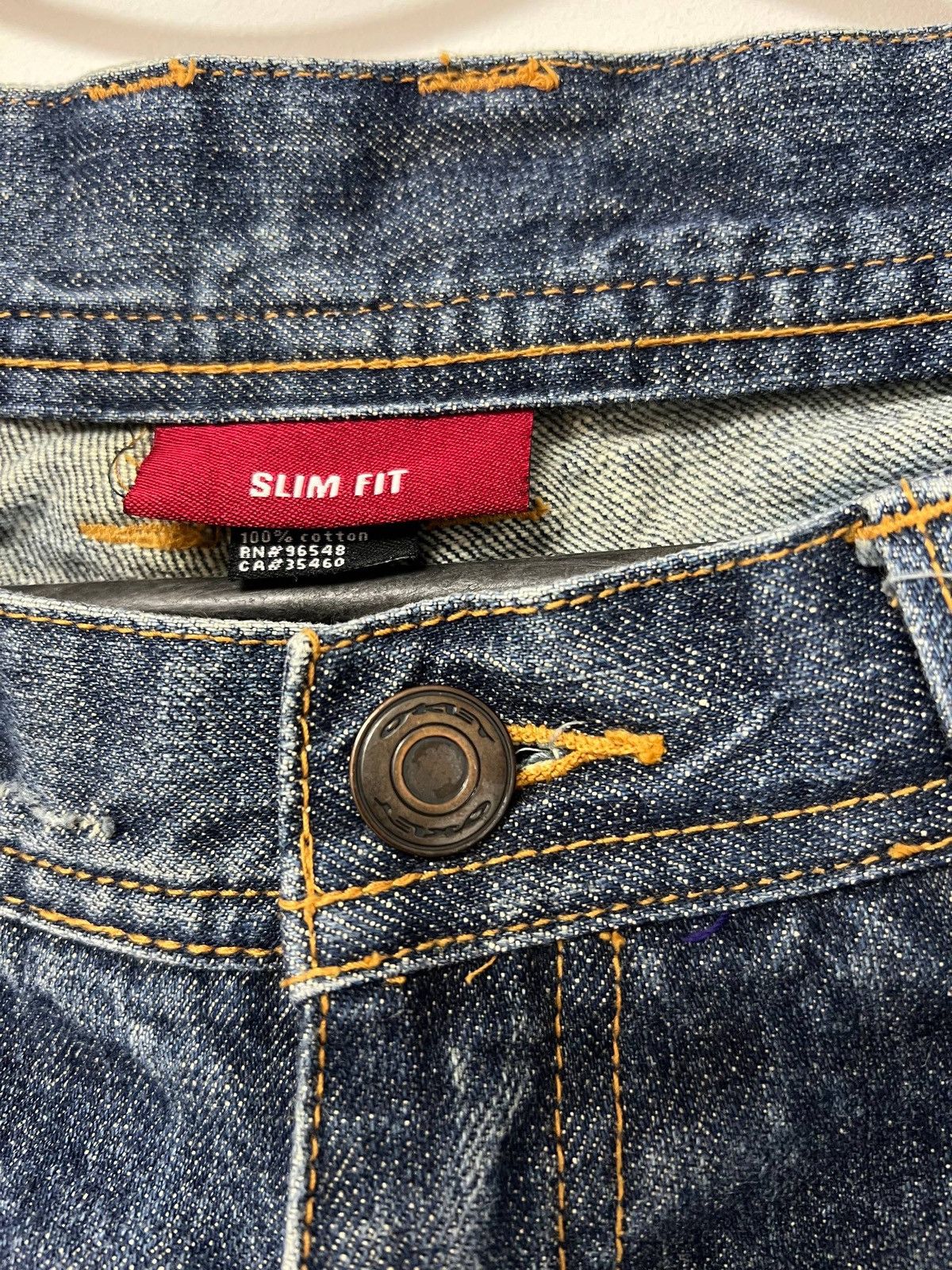 Oakley Vintage Oakley Industrial Denim Jeans Slim Fit Pants sz 32 Size US 32 / EU 48 - 15 Thumbnail