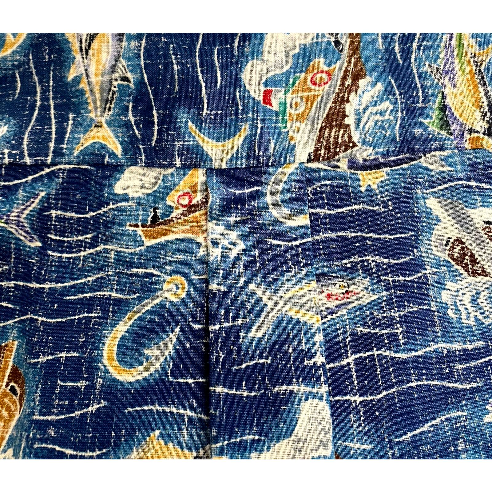 Reyn Spooner Reyn Spooner Dietrich Varez Shirt Blue Boat Fishing Ocean 2X Size US XXL / EU 58 / 5 - 5 Thumbnail