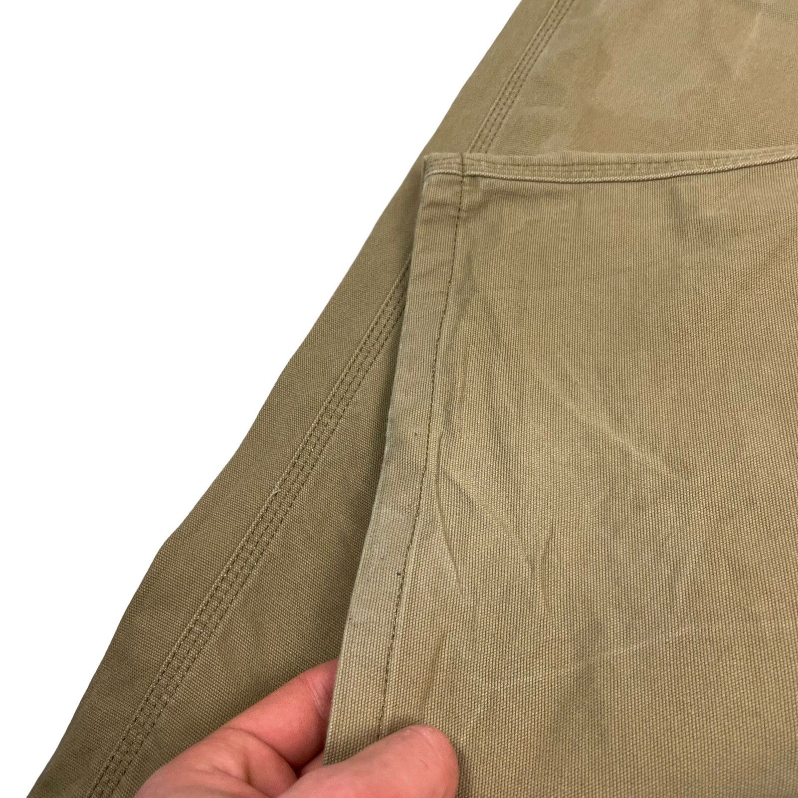 Carhartt × Vintage Carhartt Women's beige Cotton Original Fit Crawford Pants 10 Size 32" / US 10 / IT 46 - 7 Thumbnail