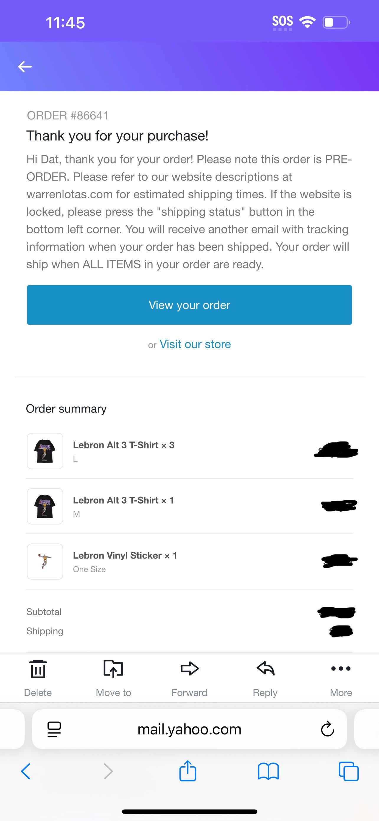 NBA × Warren Lotas Authentic Warren Lotas Lebron James Alt 3 T-Shirt Black RARE Size US L / EU 52-54 / 3 - 6 Thumbnail