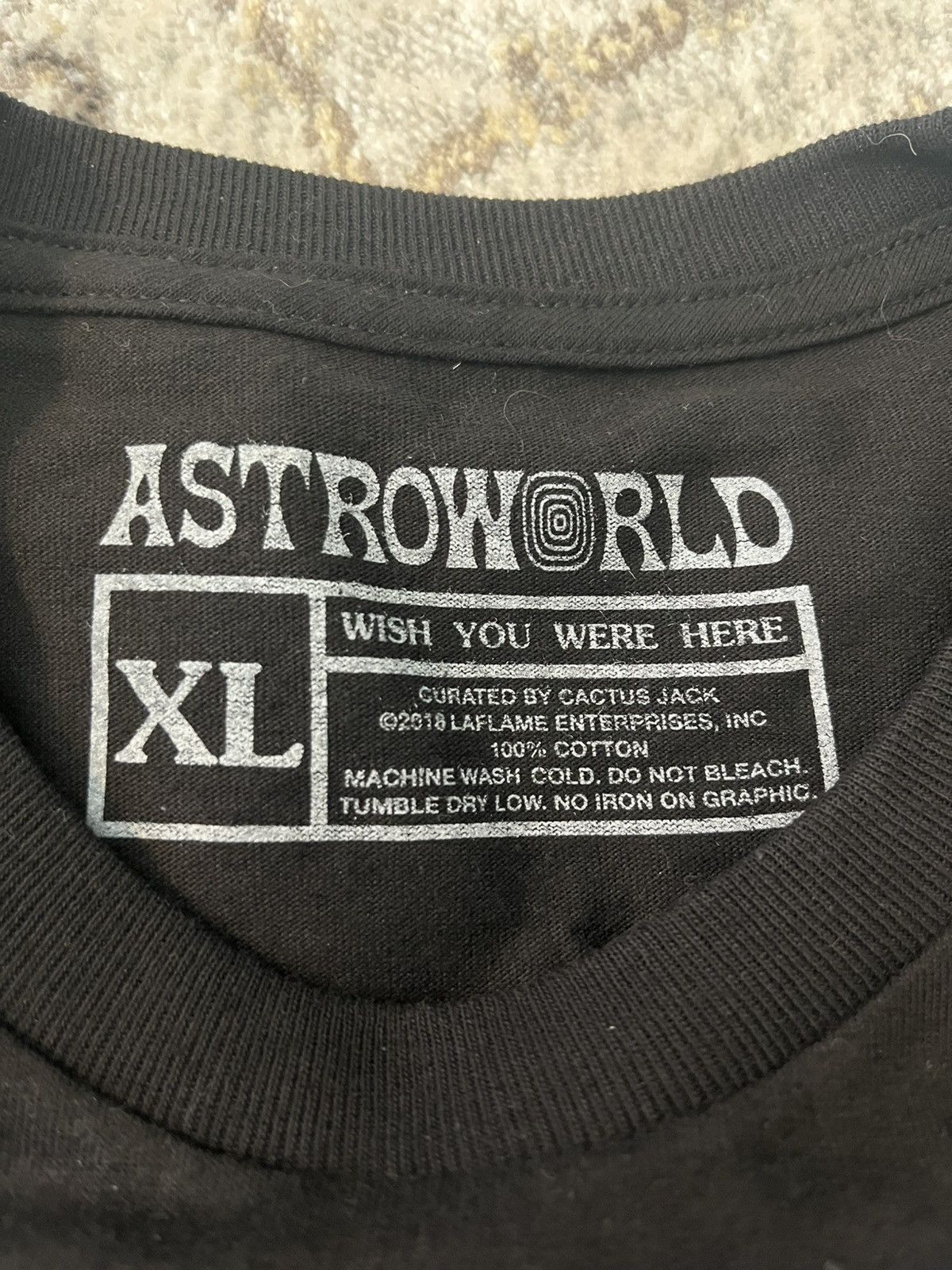 Travis Scott Travis Scott Astroworld Festival 2018 T-shirt Size US XL / EU 56 / 4 - 3 Thumbnail