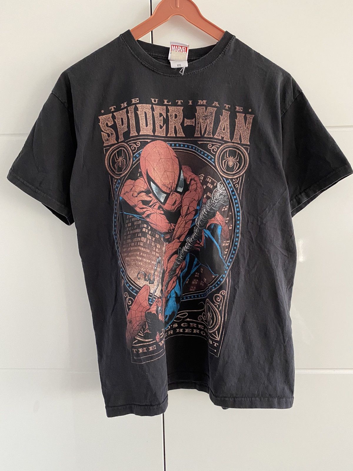 Band Tees × Marvel Comics Spider-Man T-Shirt Vintage,Hype,Y2k,Crazy Size US L / EU 52-54 / 3 - 1 Thumbnail