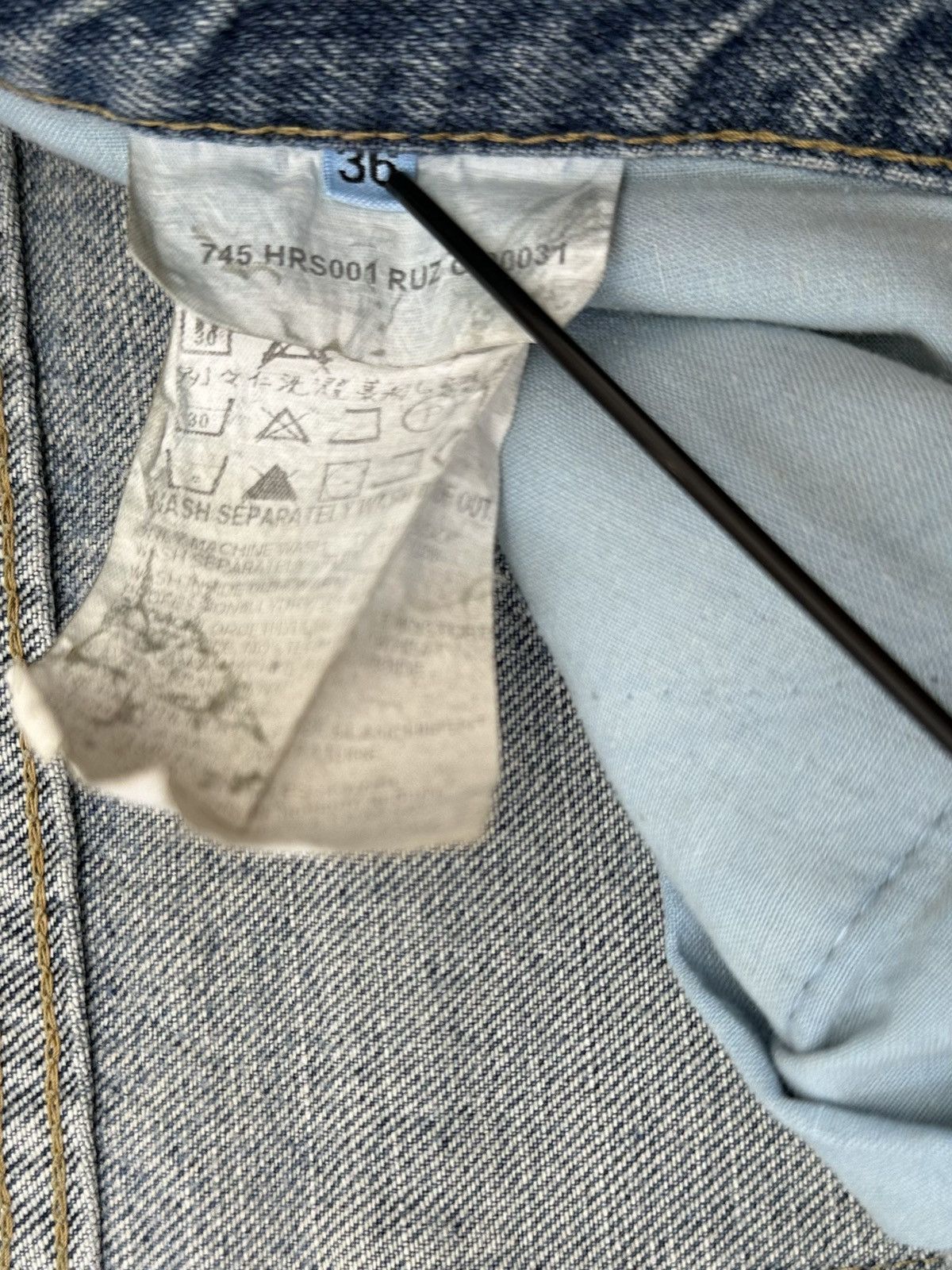 Helmut Lang Helmut Lang - 00’s Sun-faded Denim Size US 36 / EU 52 - 8 Thumbnail