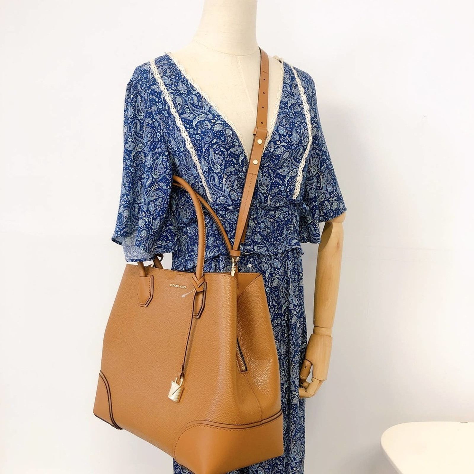 Michael Kors MICHAEL KORS 30H7GZ5T7A Mercer Gallery Large Leather Satchel Size ONE SIZE - 10 Thumbnail