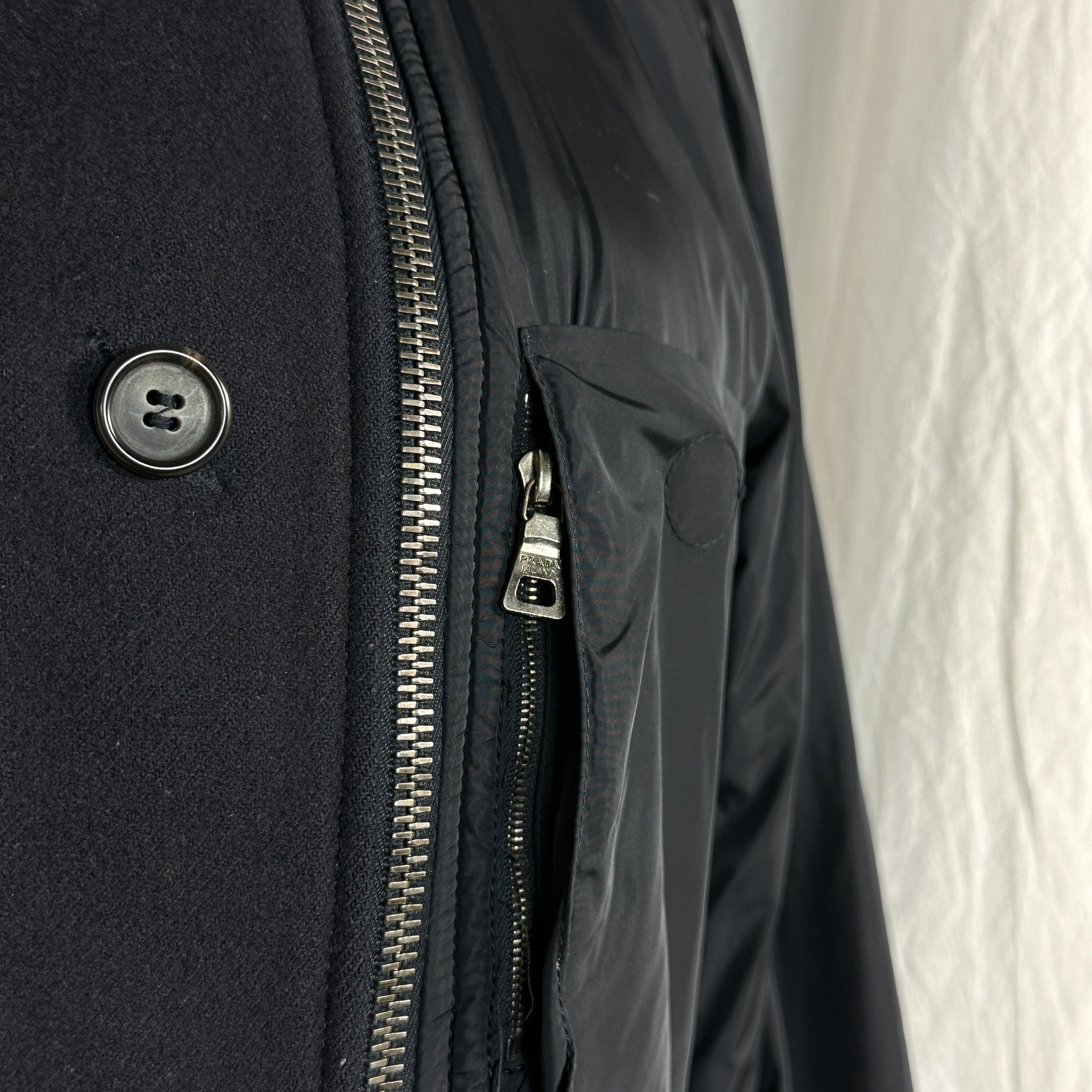 Designer × Prada × Vintage Prada Vintage Y2k Designer jacket coat Rare Size M / US 6-8 / IT 42-44 - 15 Thumbnail