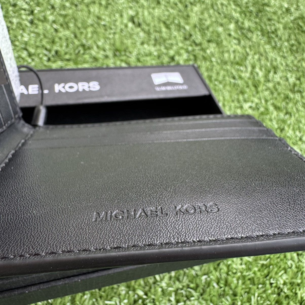 Michael Kors × Vintage Michael Kors Black Jet Set Leather Bi-Fold (Billfold) Wallet Size ONE SIZE - 3 Thumbnail