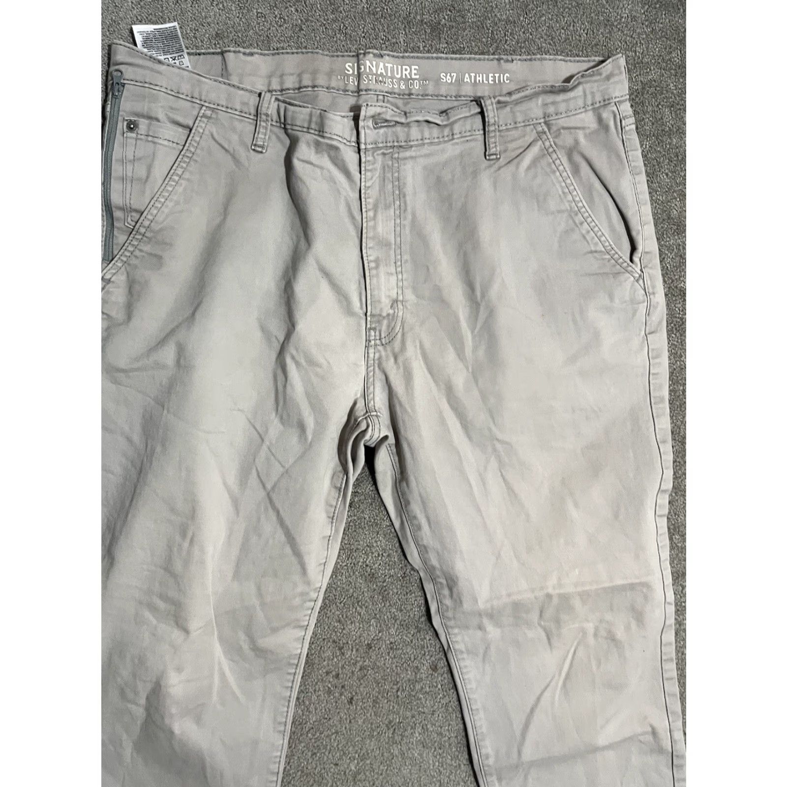 Levi's VINTAGE Levi's Signature Athletic Jean 38x32 Gray Mid Rise Pockets Mens Jeans Size US 38 / EU 54 - 5 Thumbnail