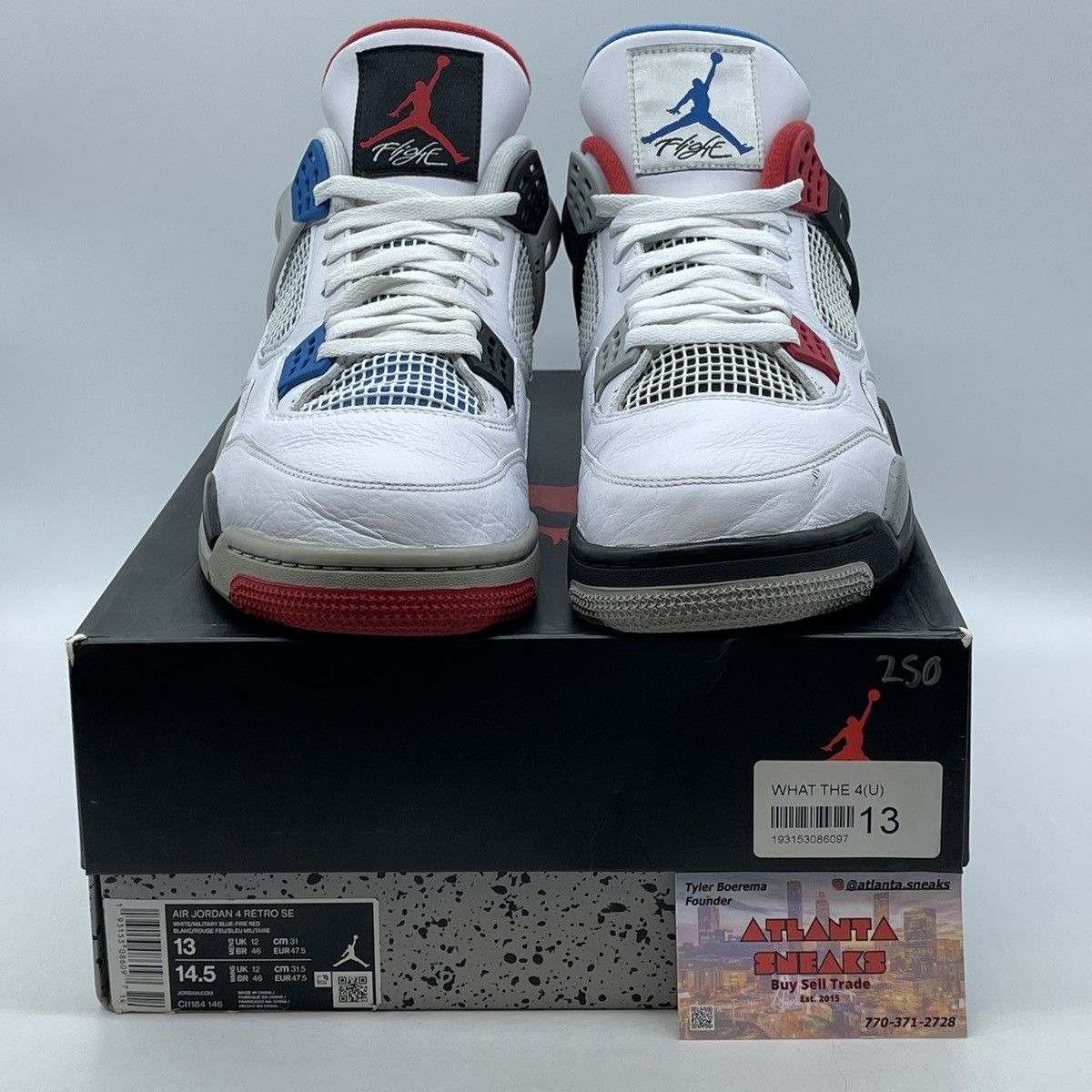 Jordan Brand Air Jordan 4 what the 4 Size US 13 / EU 46 - 2 Thumbnail