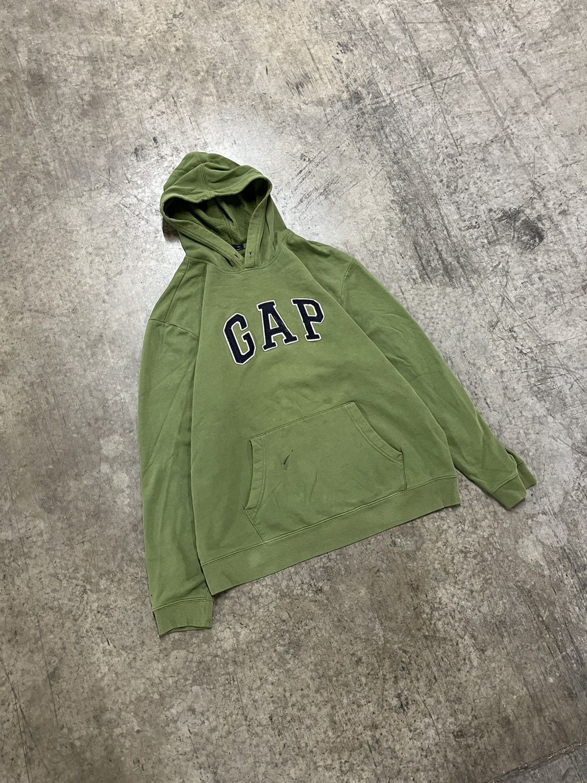 Gap × Vintage Gap spell out earth tone green boxy fit streetwear skater Size US XL / EU 56 / 4 - 2 Thumbnail