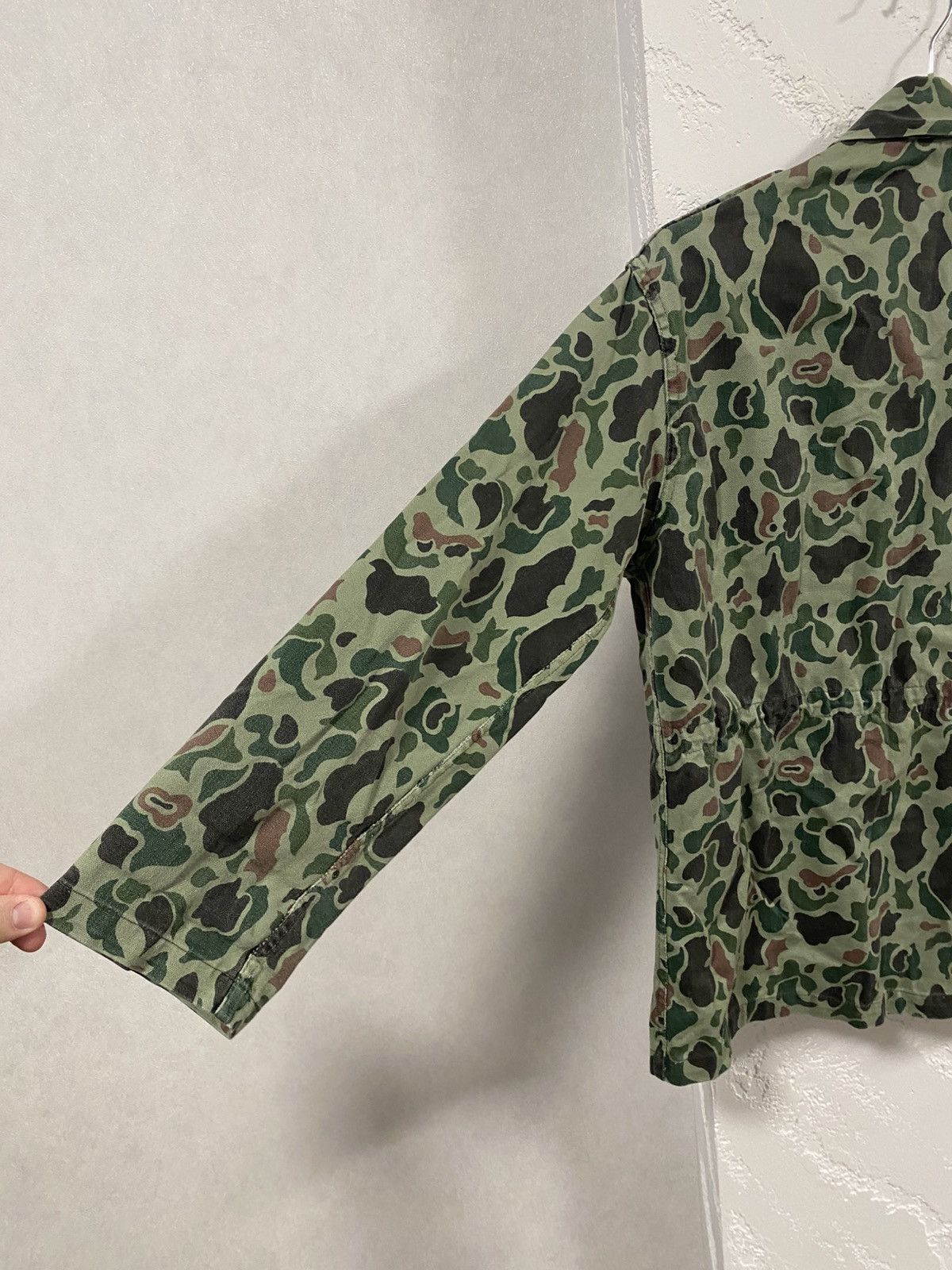 Vintage Vintage South Korea War Vietnam Era Duck Frog Camo Overshirt Size US S / EU 44-46 / 1 - 14 Thumbnail