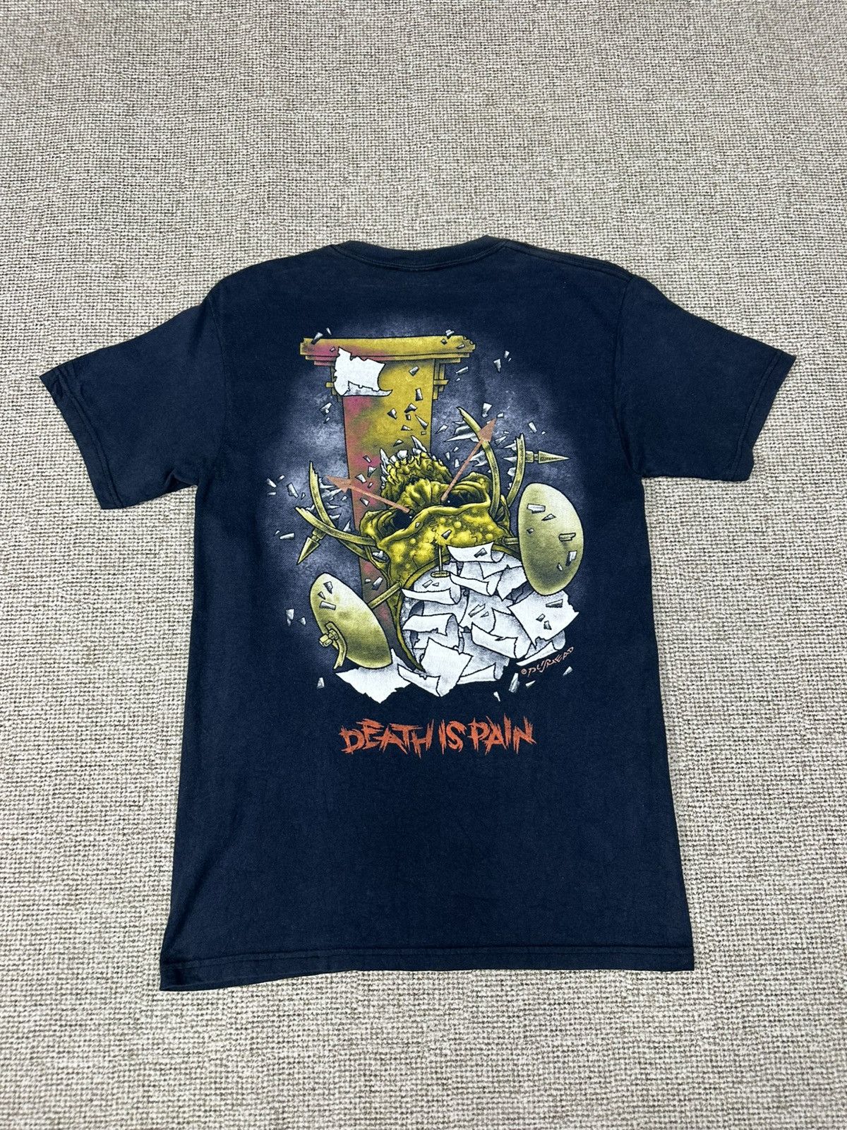 Band Tees Vintage Metallica Death is Pain Pushead Tshirt A994 Size US XS / EU 42 / 0 - 3 Thumbnail