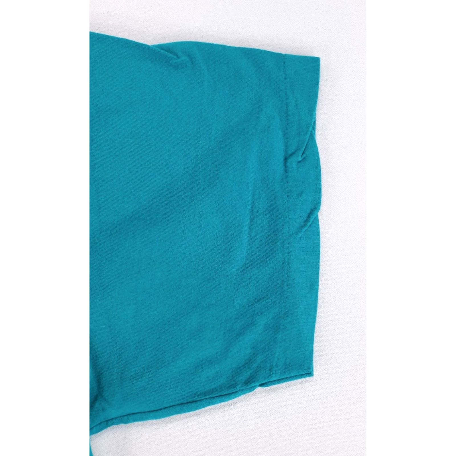 Jerzees VINTAGE Jerzees T-Shirt Green 90s Single Stitch Made USA Mens S Shirt Cat: T-Shirt (Men) Size US S / EU 44-46 / 1 - 3 Thumbnail