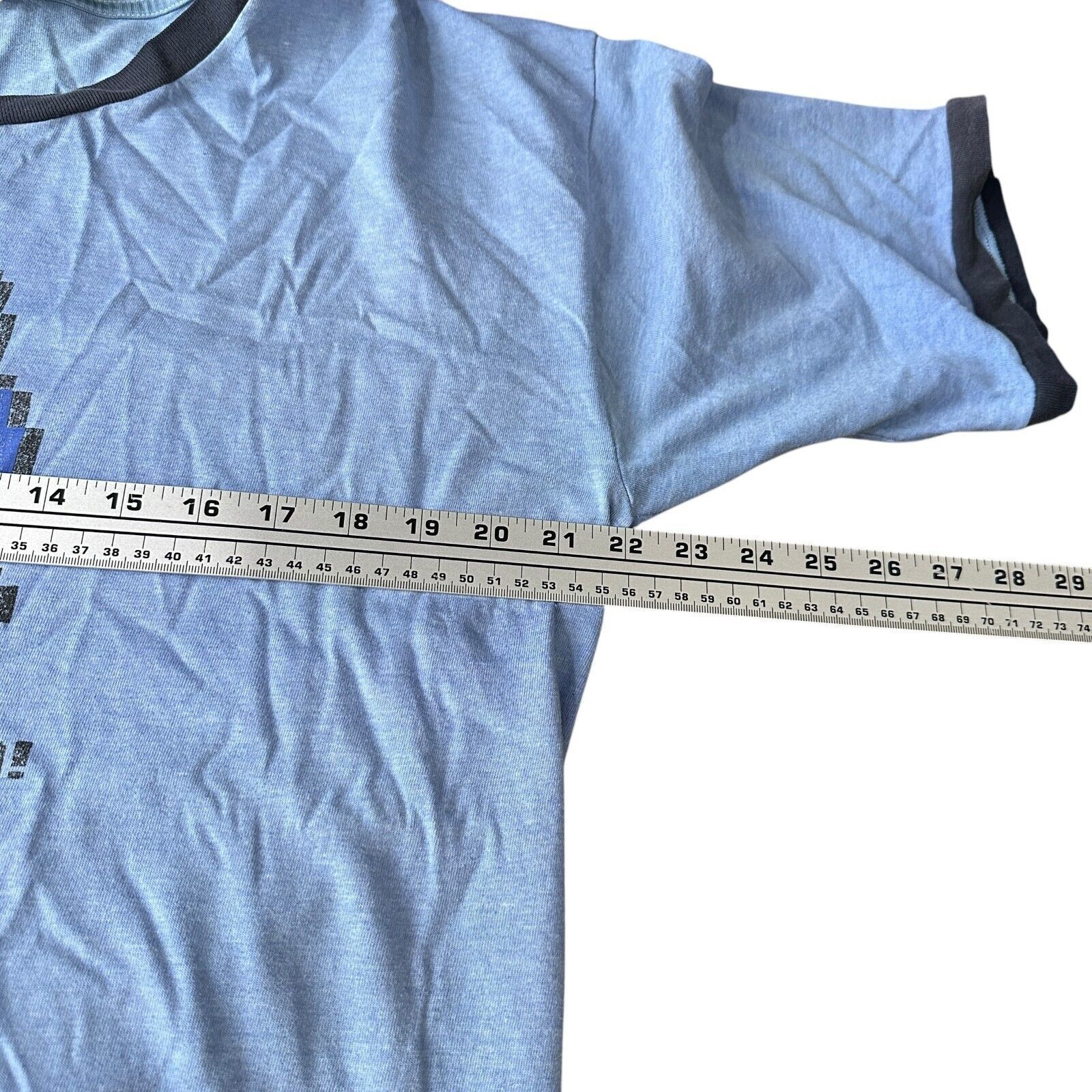 Ripple Junction Vintage MegaMan T-Shirt Men’s XL Blue Say Hello To My Little Size US XL / EU 56 / 4 - 7 Thumbnail