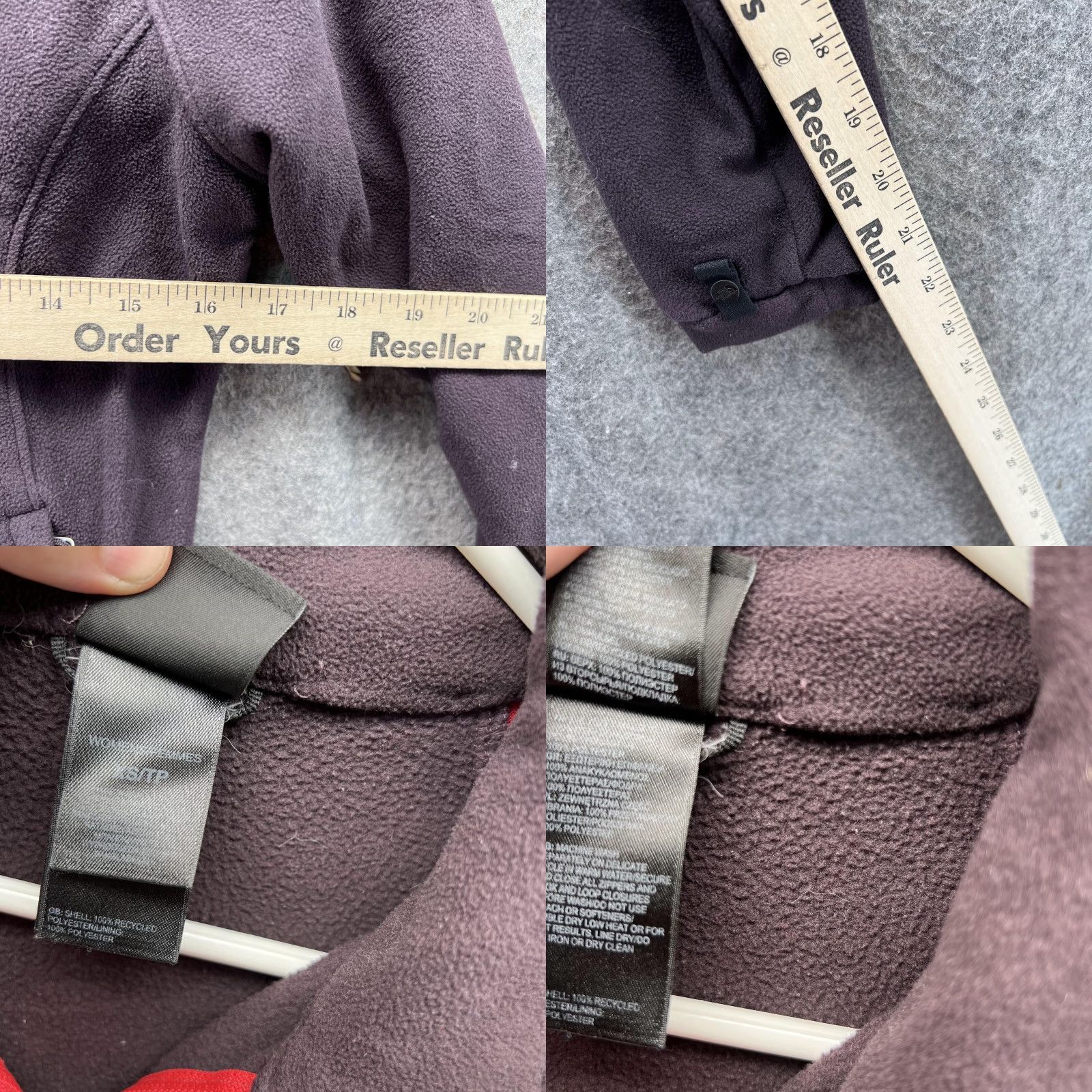 The North Face VINTAGE? The North Face Sweater Women XS Polartec Burgundy Full Zip Fleece Jacket Size XS / US 0-2 / IT 36-38 - 8 Thumbnail