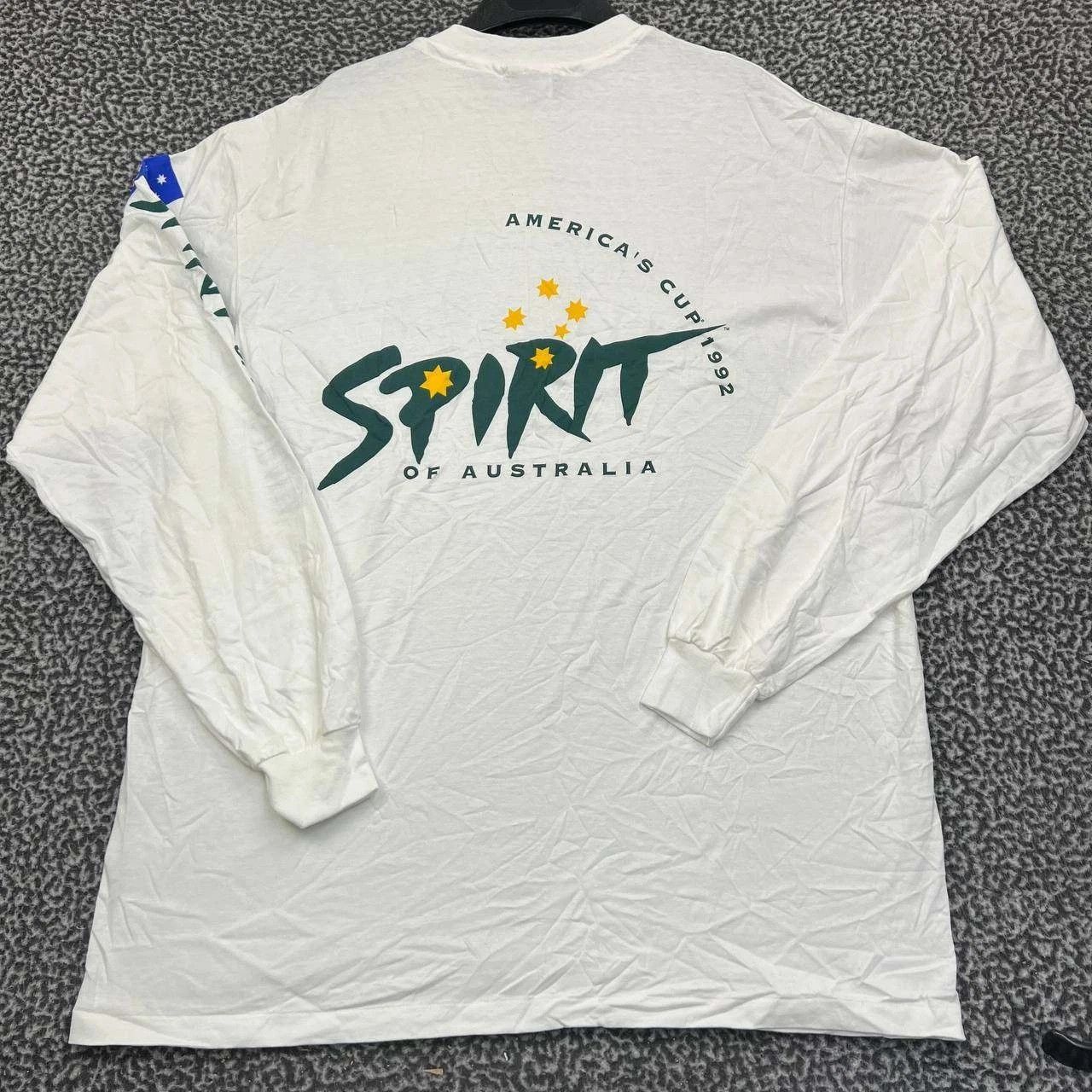 Hanes Vintage America's Cup 1992 Spirit of Australia Shirt Men XL Size US XL / EU 56 / 4 - 1 Thumbnail