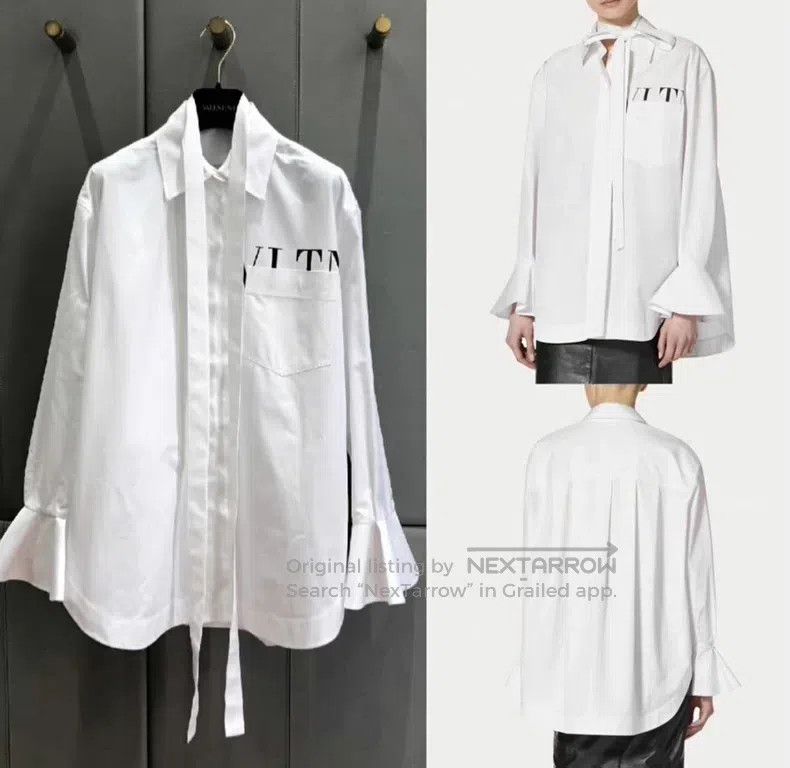 Valentino Valentino White shirt Size M / US 6-8 / IT 42-44 - 1 Thumbnail
