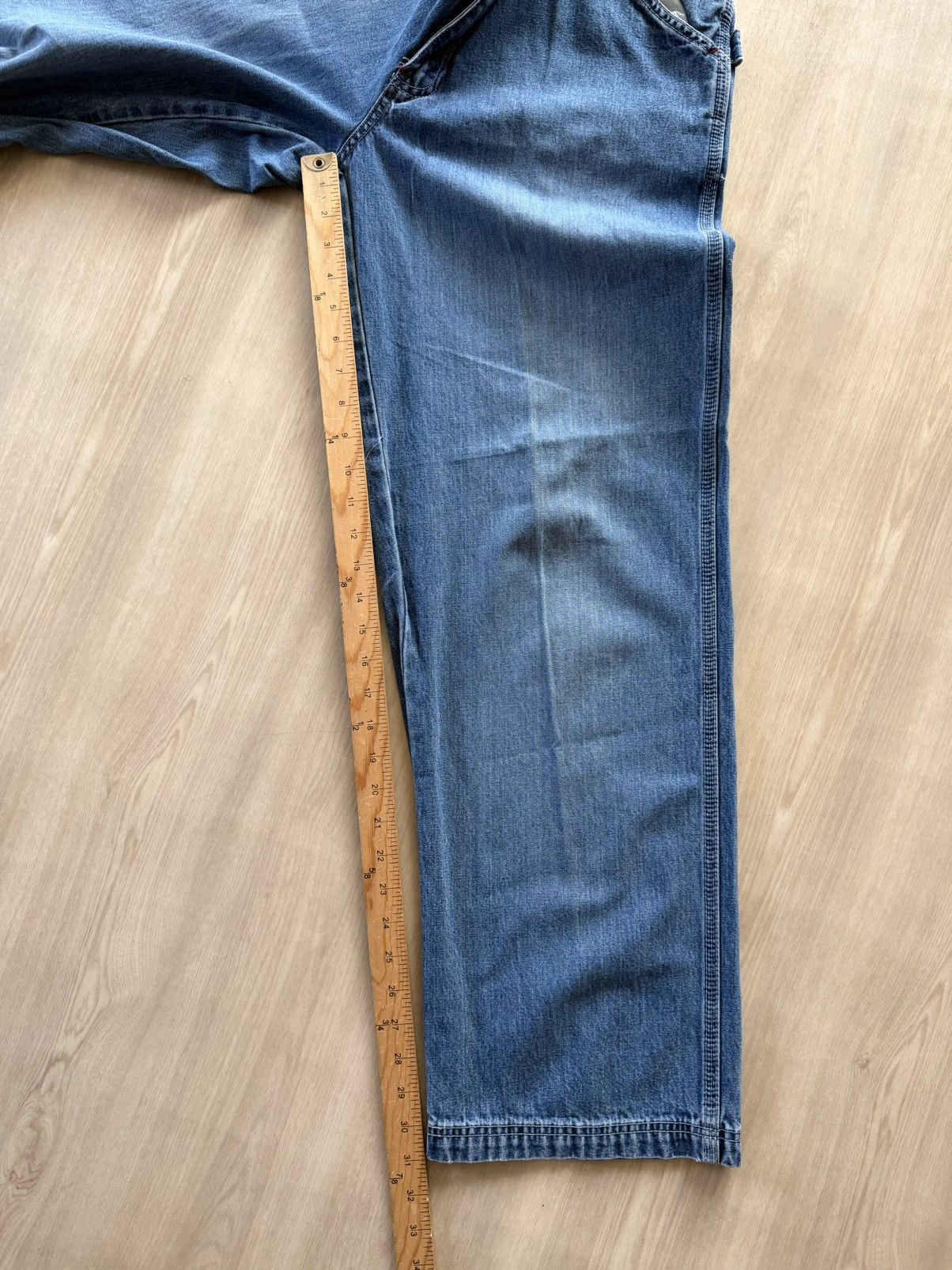 Old Navy Vintage Old Navy Carpenter 100% Cotton Denim Loop Sz 12 Size 34" / US 12 / IT 48 - 4 Thumbnail