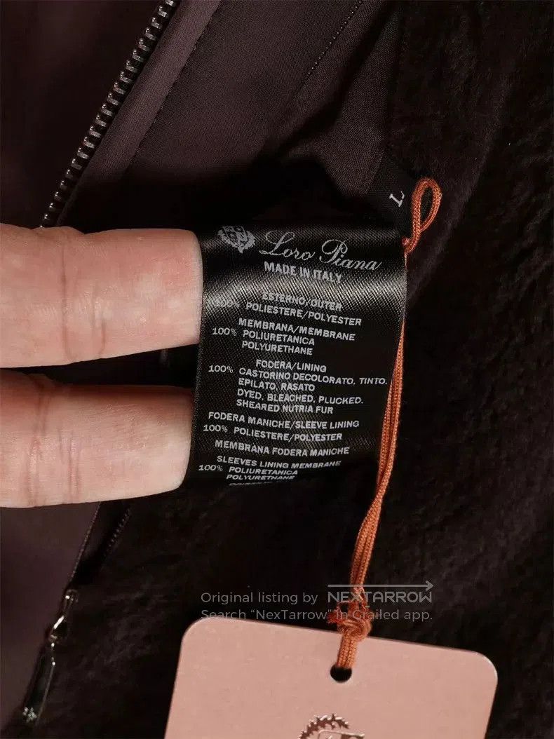 Loro Piana Loro Piana Men's Fur Bomber Jacket. Size US L / EU 52-54 / 3 - 8 Thumbnail