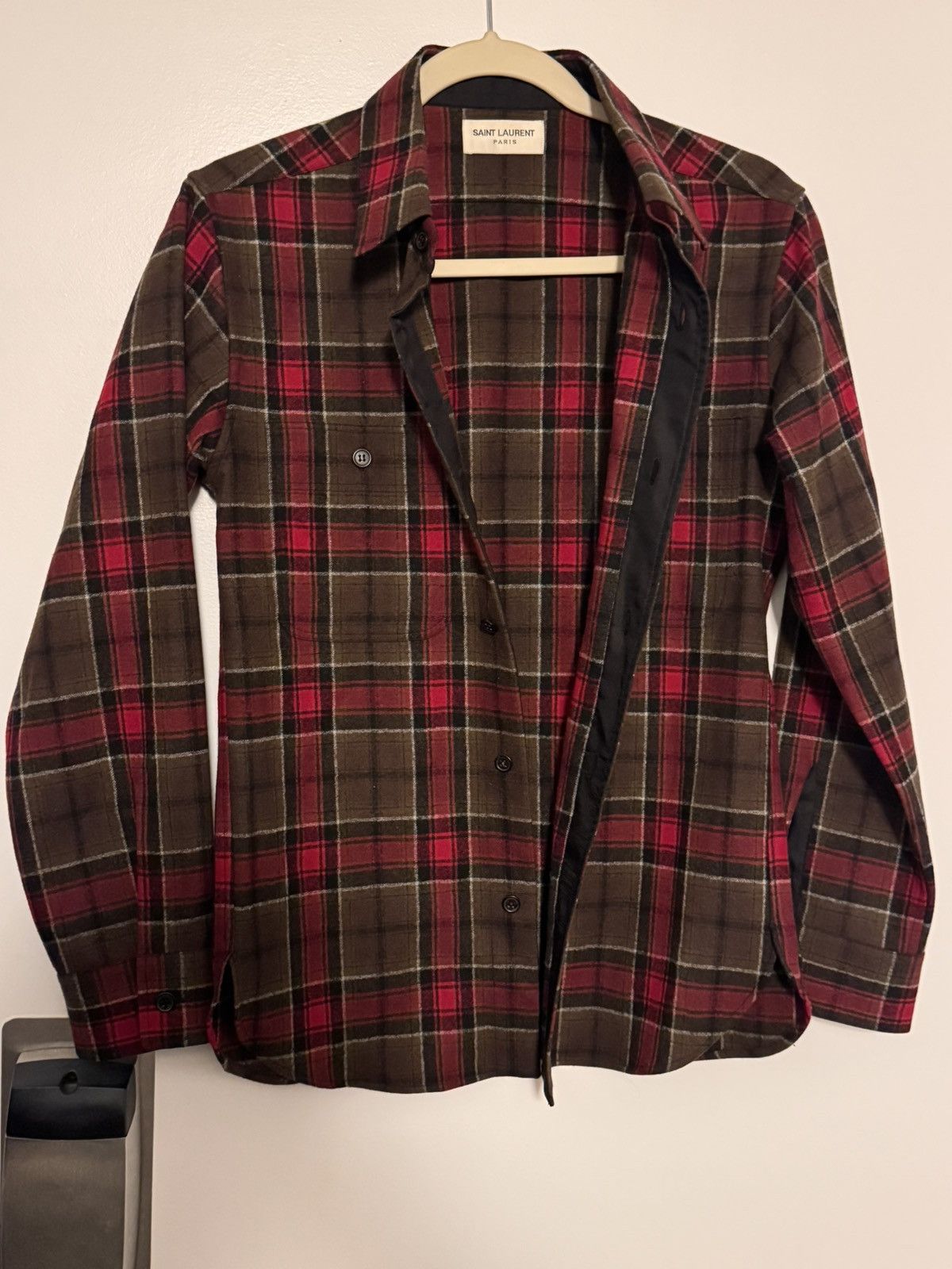 Saint Laurent Paris Saint Laurent Paris 2013 FW flannel Hedi Slimane Size US XS / EU 42 / 0 - 1 Thumbnail